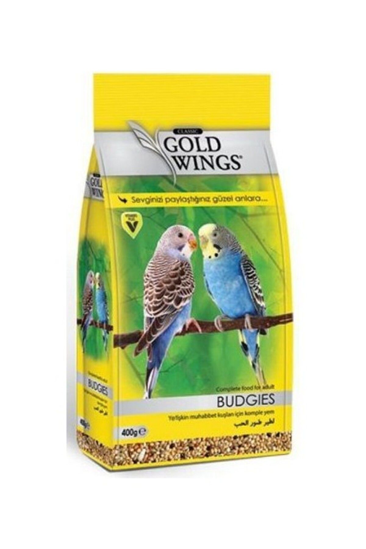 Gold Wings Classic Muhabbet Kuşu Yemi 400 Gr