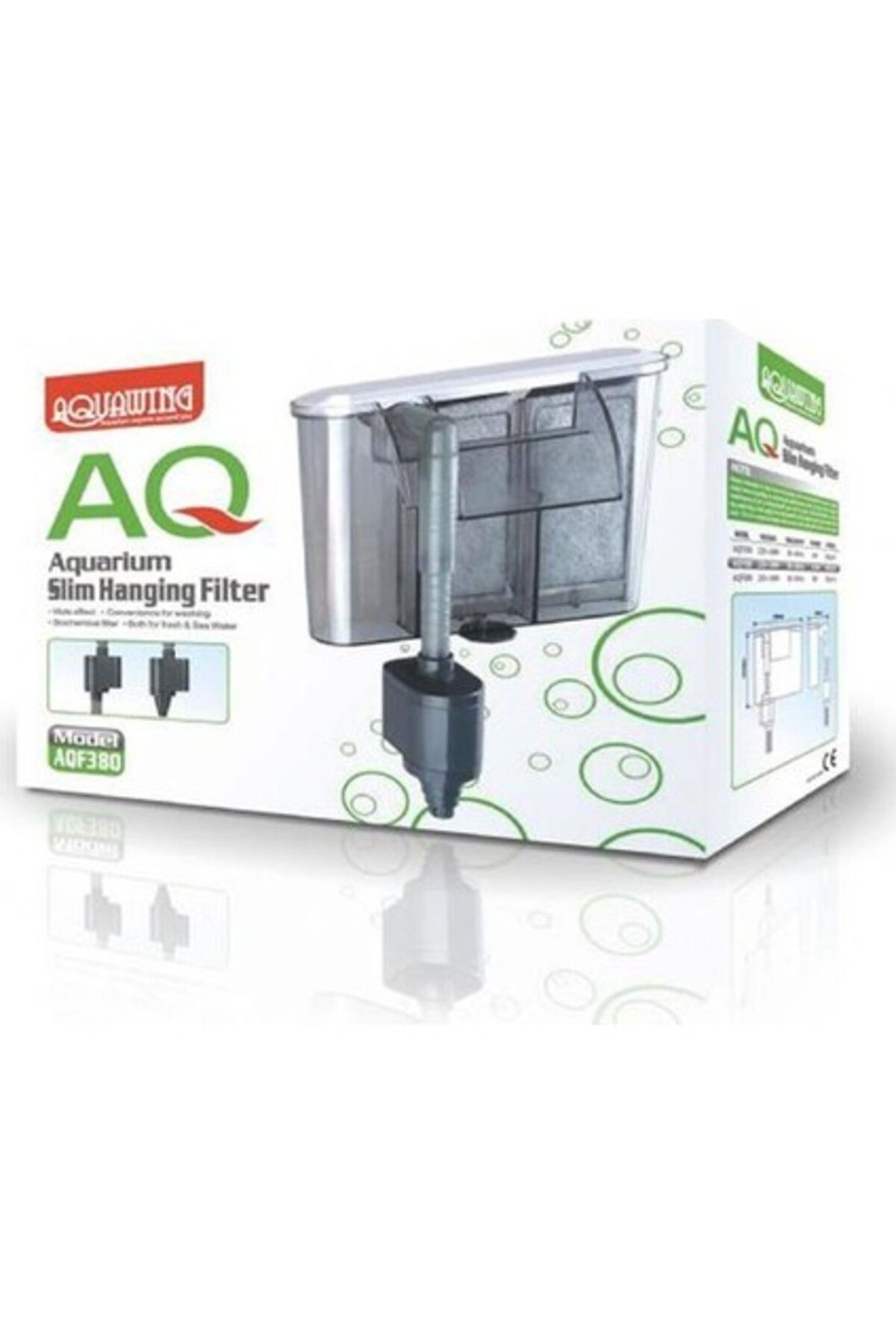 Orqinel Aquawing AQF380 Slim Şelale Filtre 3,5W 380L/H