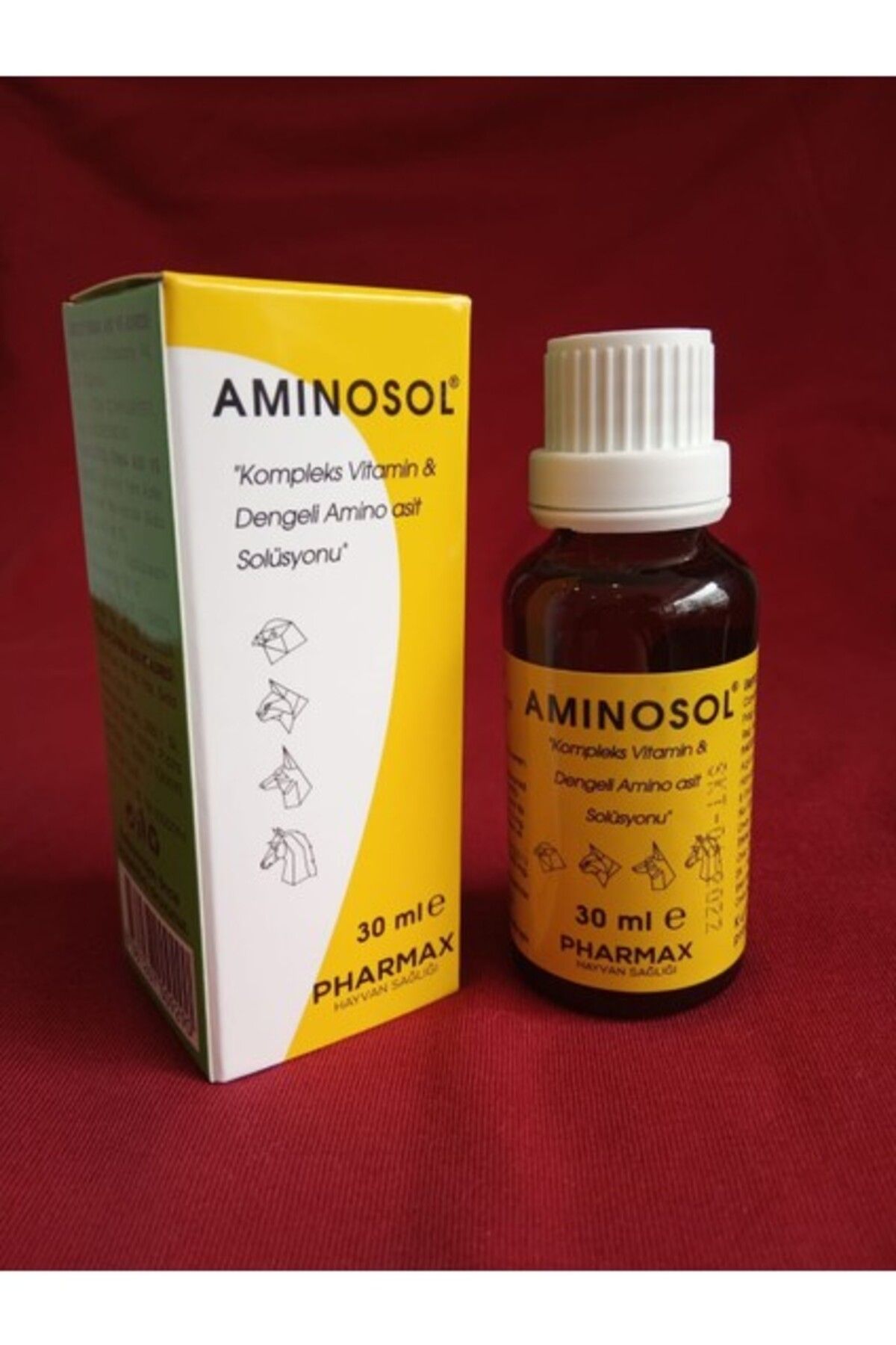 Pharmax Aminosol Köpek Kedi ve Kuş Kemirgen Vitamini 30 ml