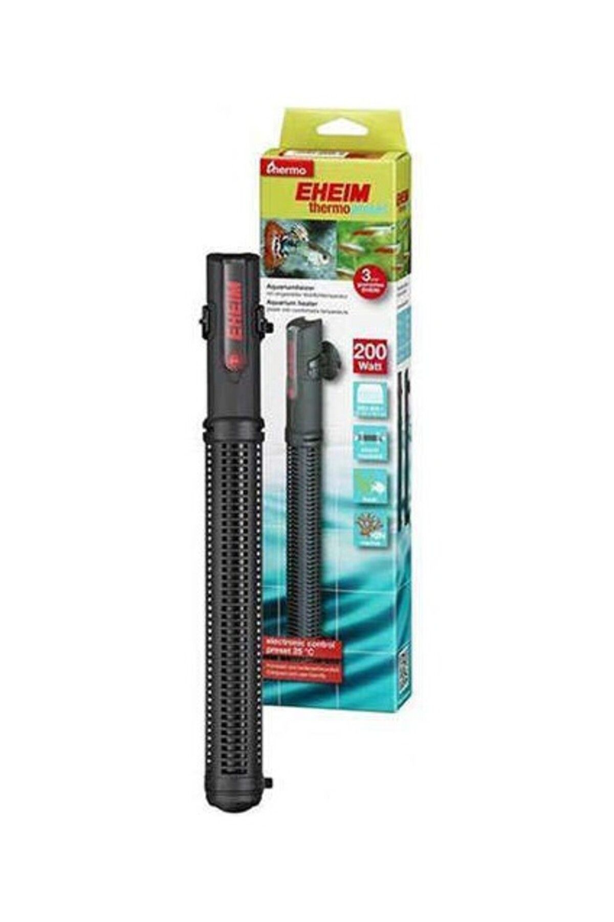 Eheim Termopresent Akvaryum Isıtıcısı 200 Watt 300-400 Lt