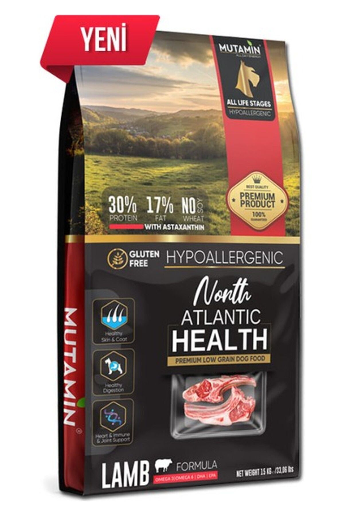 Orqinel Mutamin North Atlantic Health Kuzu Etli Köpek Maması 15 kg