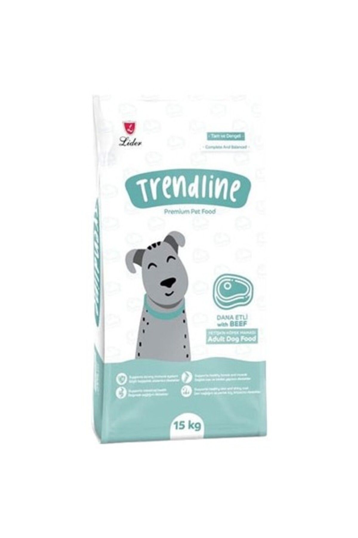 Trendline Biftekli Yetişkin Köpek Maması 15 Kg