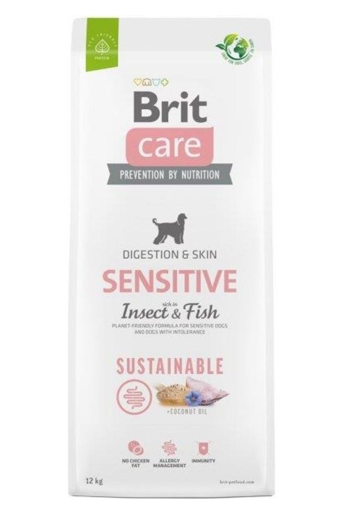 Brit Care Sustainable Sensitive Balıklı Köpek Maması 12KG