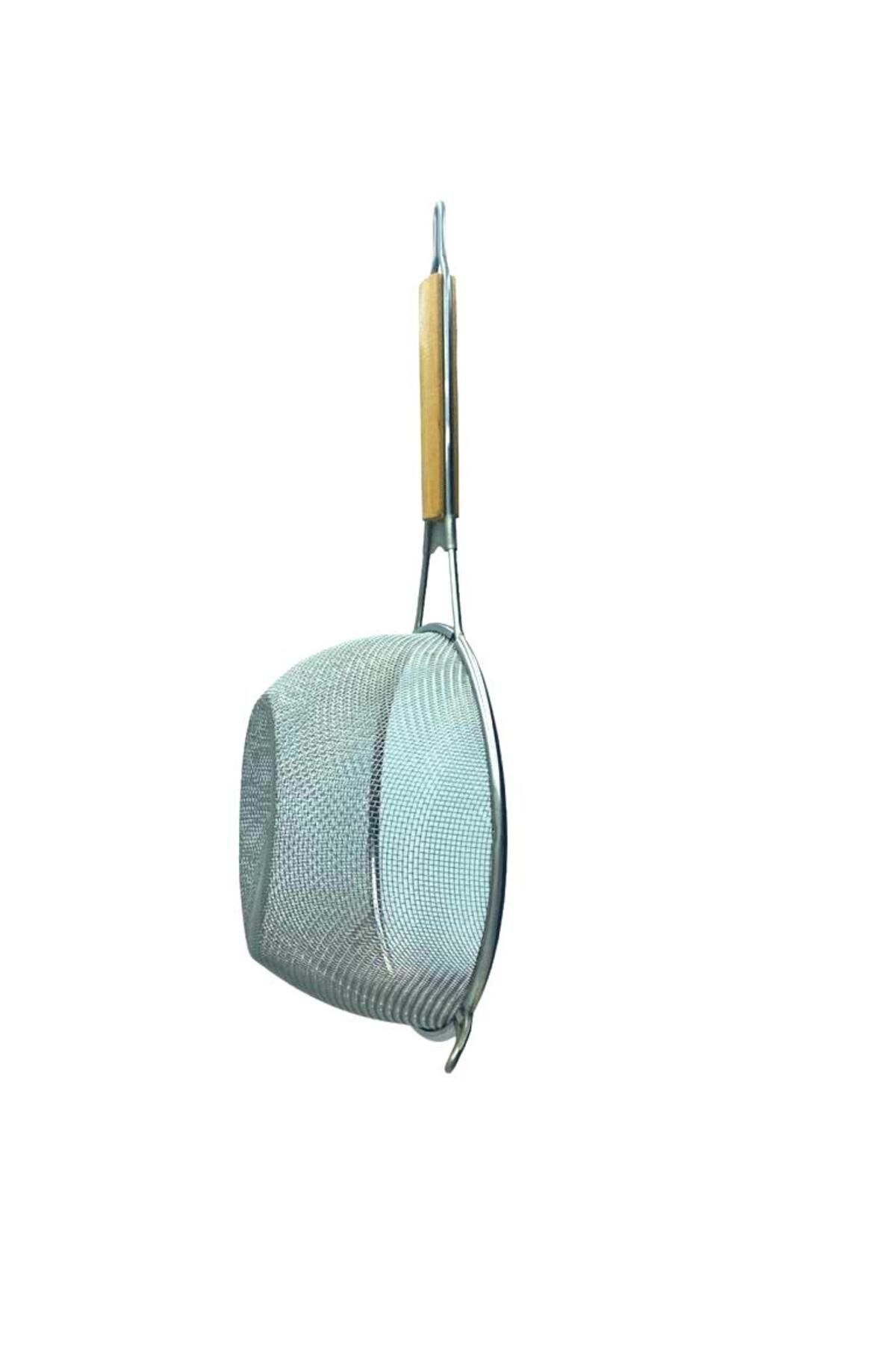 Kapamarka 18CM AHŞAP SAPLI SEPET TEL SÜZGEÇ