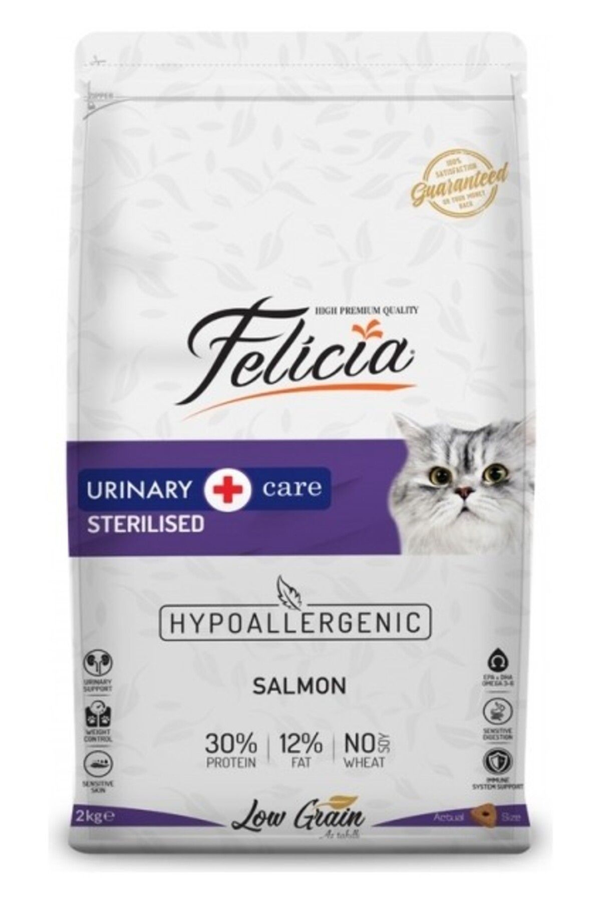 Felicia Hypoallergenic Somonlu Kısır Yetişkin Kedi Maması 2 kg