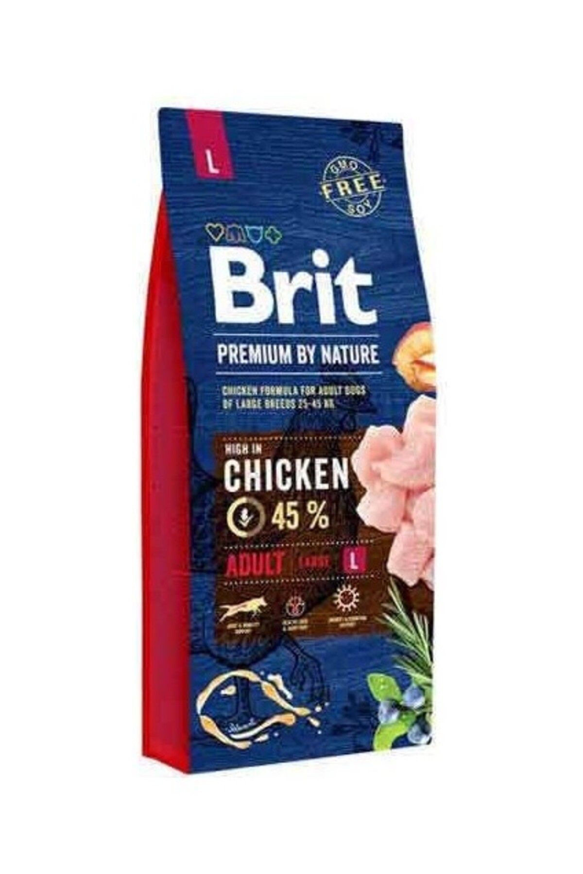 Brit Care Premium Nature Büyük Irk Tavuklu Yetişkin Köpek Maması 15 Kg