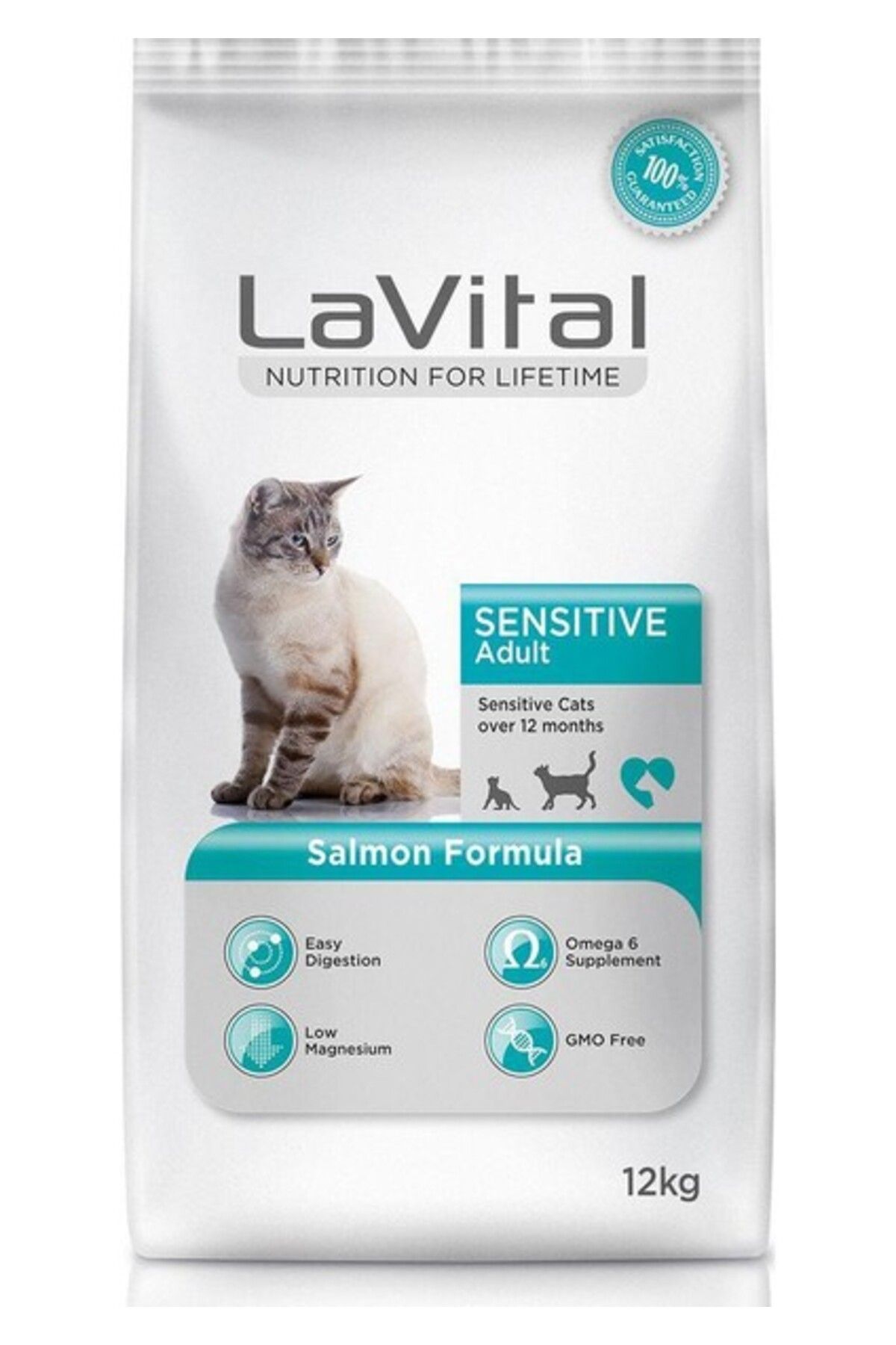 La Vital Cat Adult Sensitive Somon Balikli Yetişkin Kedi Mamasi 12 Kg