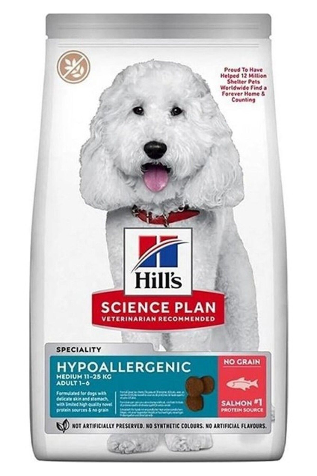 Hill's Hypo-Allergenic Somonlu Yetişkin Köpek Maması 12 kg