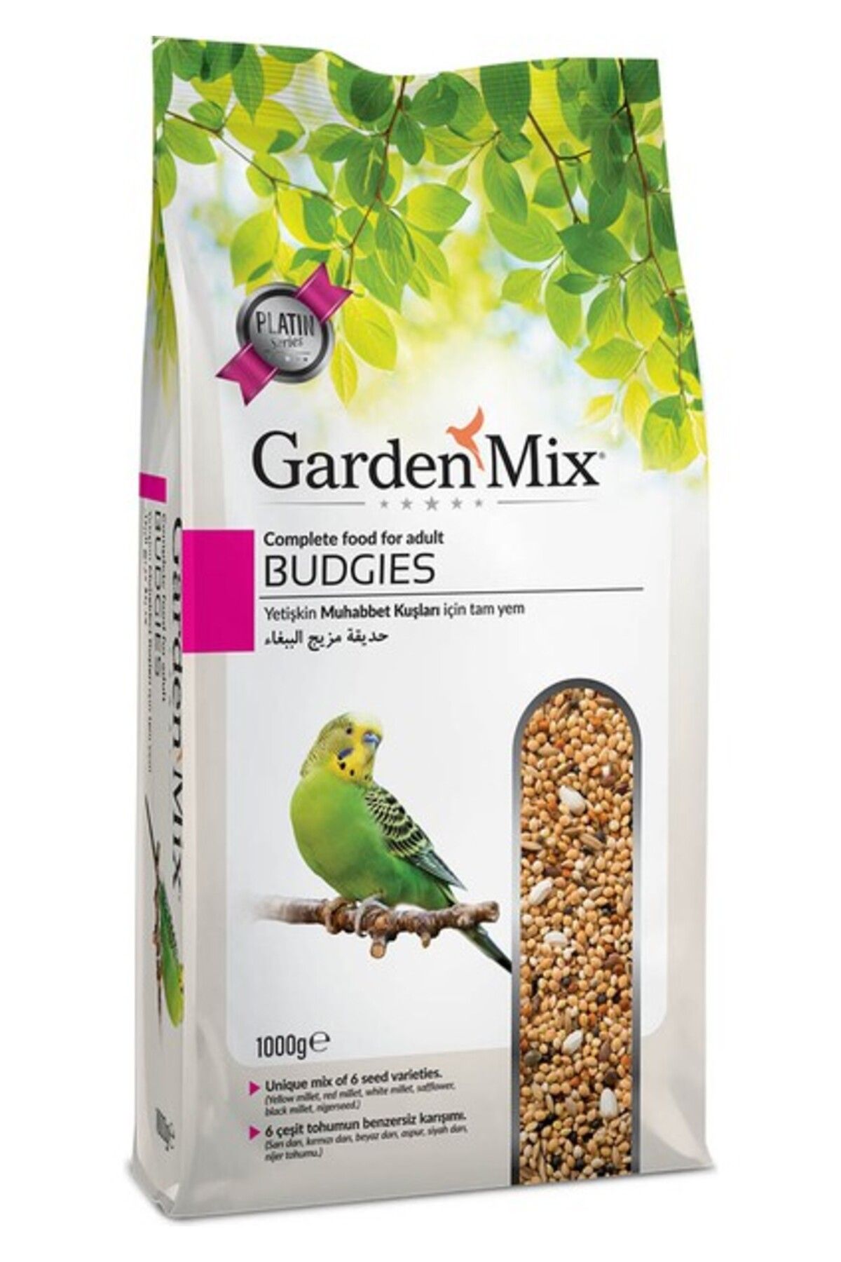 Furlo Garden Mix Platin Seri Muhabbet Kuşu Yemi 1 Kg