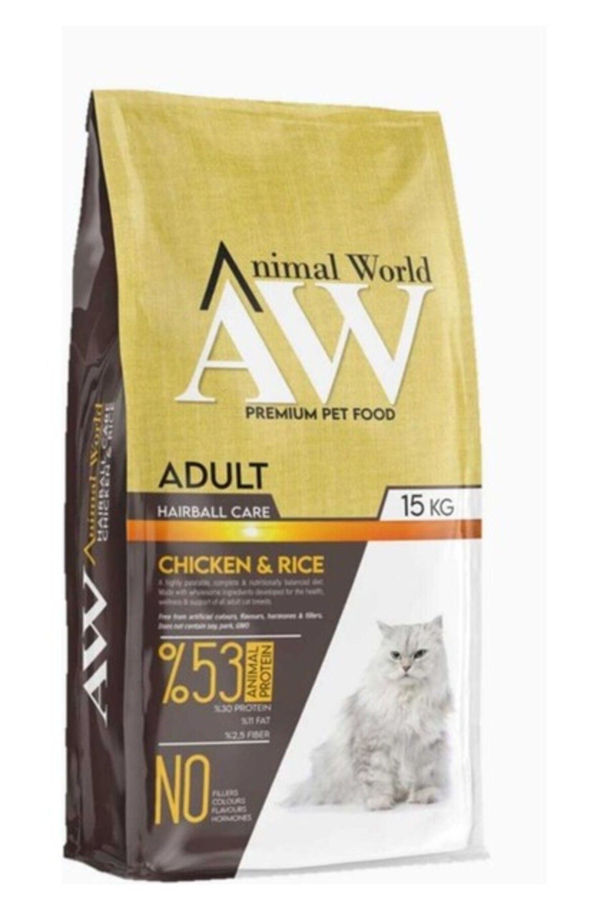 Furlo Animal World Adult Hairball Care Chicken and Rice Tüy Yumağı Önleyici Tavuk Etli ve Pirinçli Yetişki