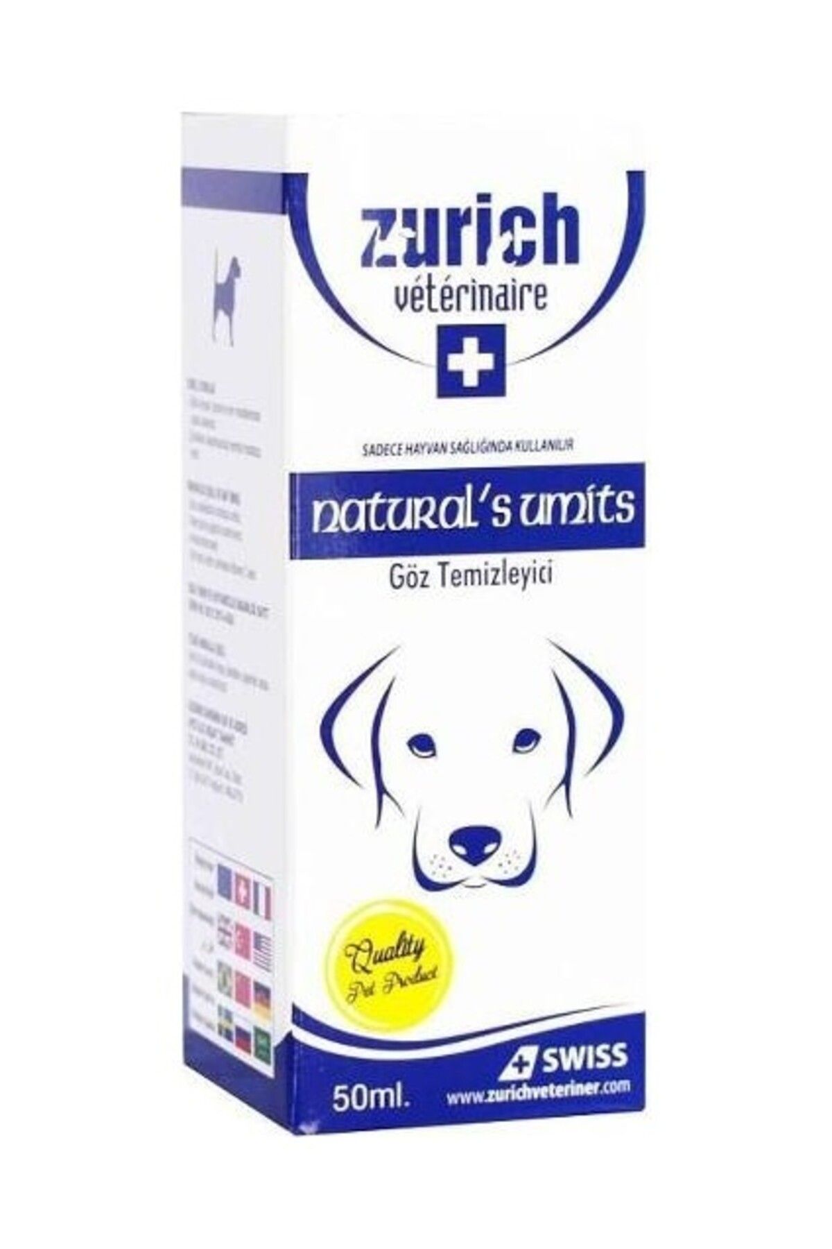 Orqinel Zurich Köpekler İçin Göz Temizleyici 50 Ml