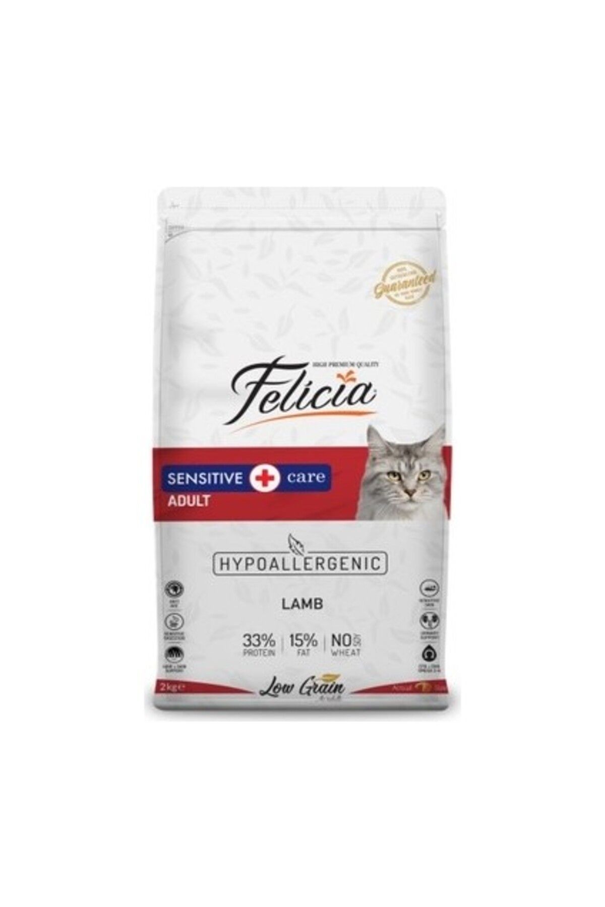 Felicia Az Tahıllı Kuzu Etli Yetişkin Hypoallergenic Kedi Maması 12 kg