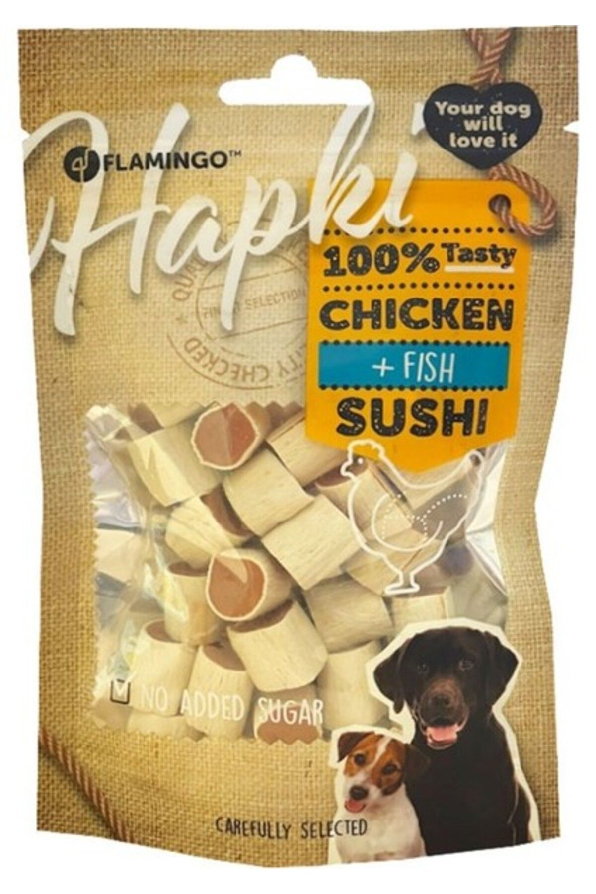 Flamingo Hapki Suşi Tavuklu Ve Balıklı Köpek Ödülü 85 gr