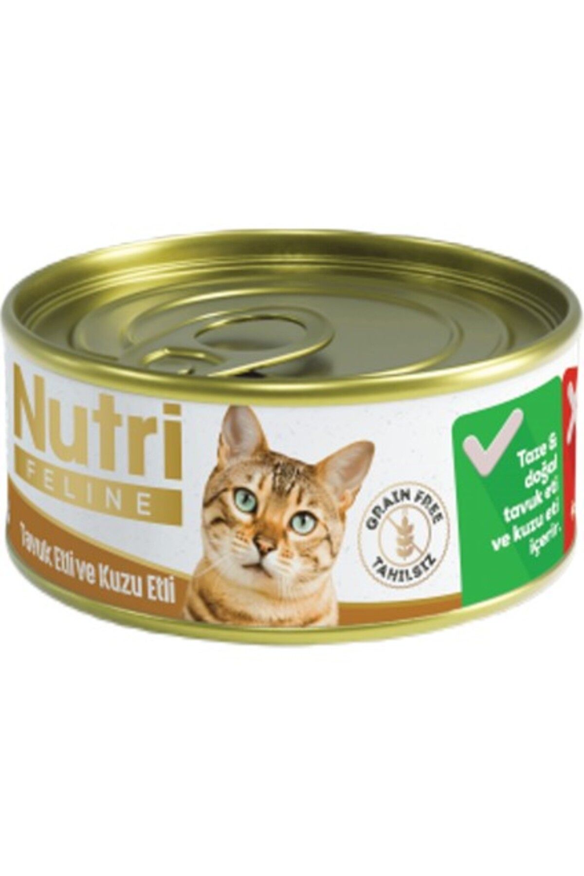 Nutri Feline Grain Free Chicken Pate With Lamb Adult Cat Tahılsız Tavuk Ve Kuzu Etli Yetişkin Kediler