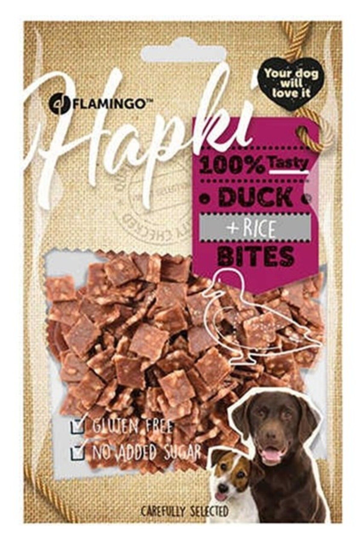 Flamingo Hapki Ördekli Pirinçli Köpek Ödülü 85gr