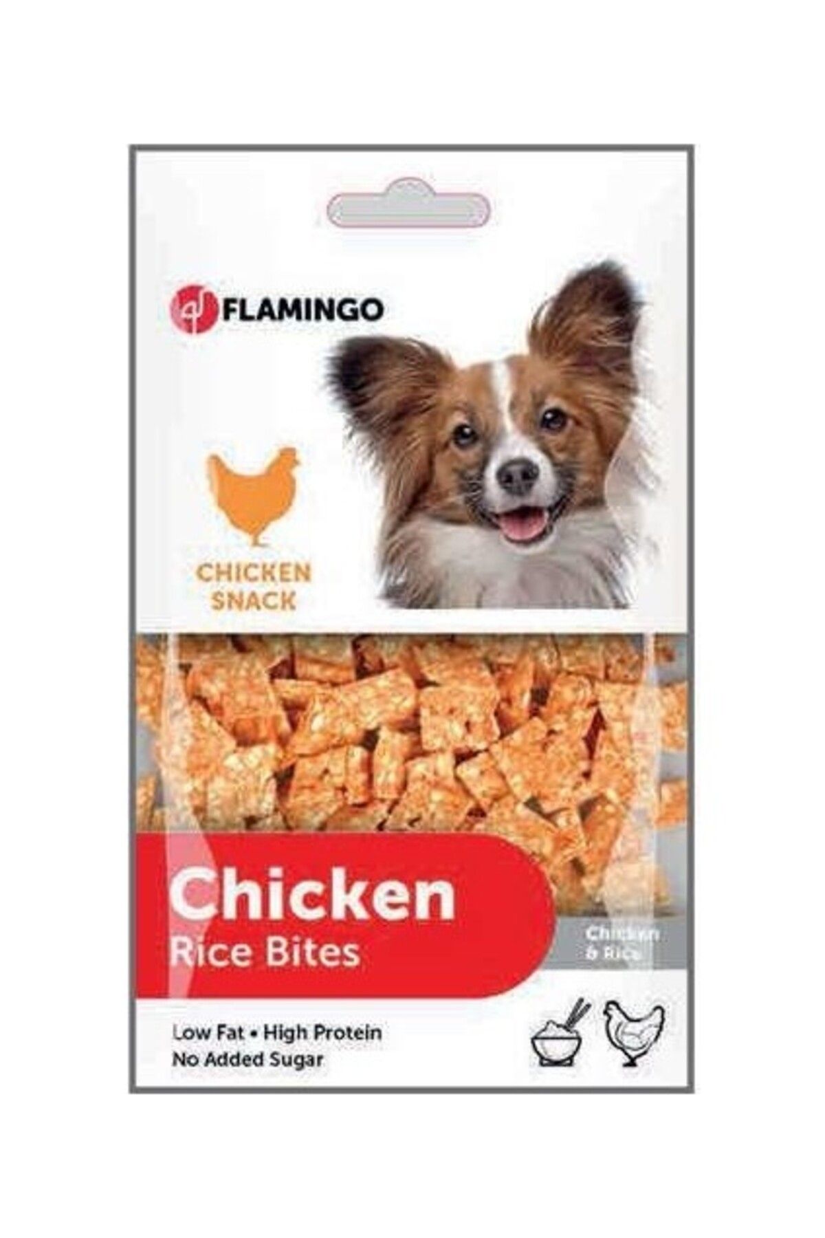 Flamingo Chicken Rice Bites Tavuk Etli Köpek Ödülü 85 gr