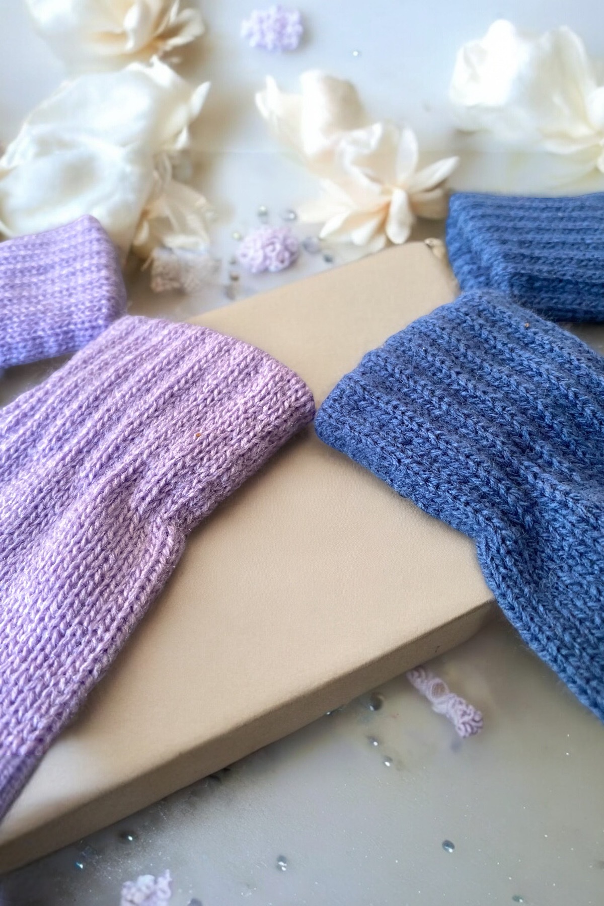 AYDINER TEKSTİL Unisex Triko Bebek Eldiven 3 Çift Set (0-3 YAŞ) fotoğrafı 4 (önizleme)