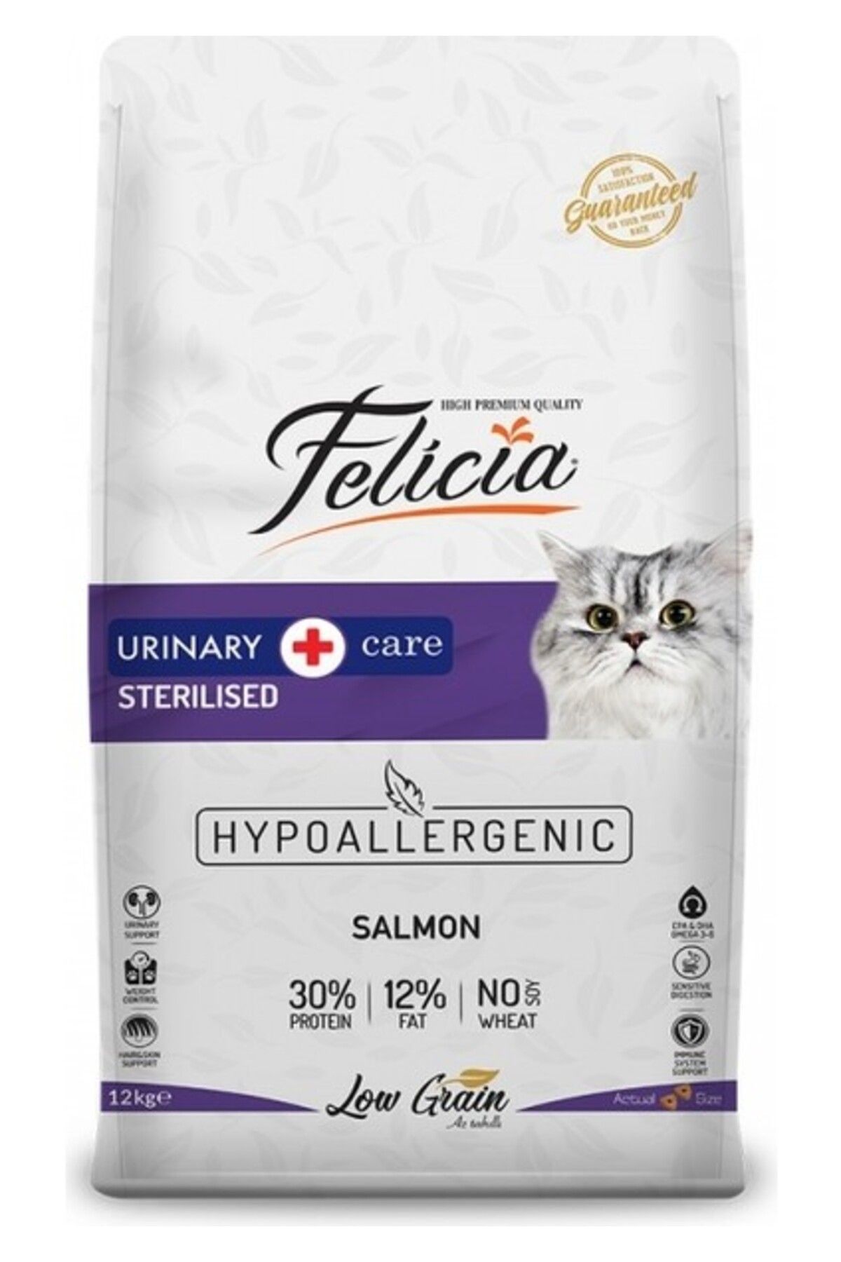 Felicia Hypoallergenic Somonlu Kısır Yetişkin Kedi Maması 12 kg