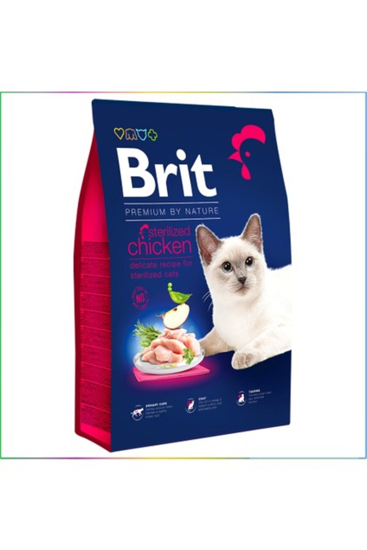 Brit Care Premium By Nature Kısırlaştırılmış Tavuklu Kedi Maması 8 kg