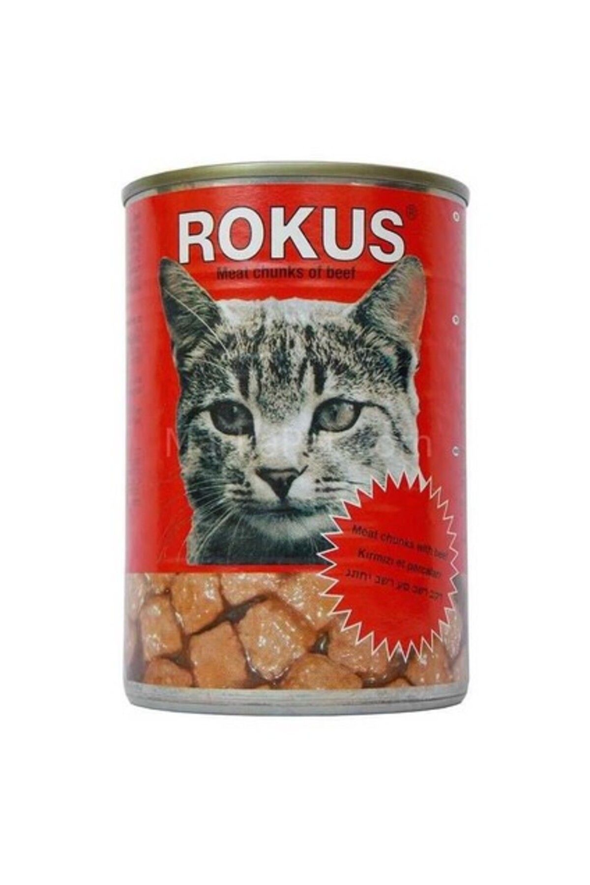 Rokus Biftekli Kedi Konserve Mama 410 gr