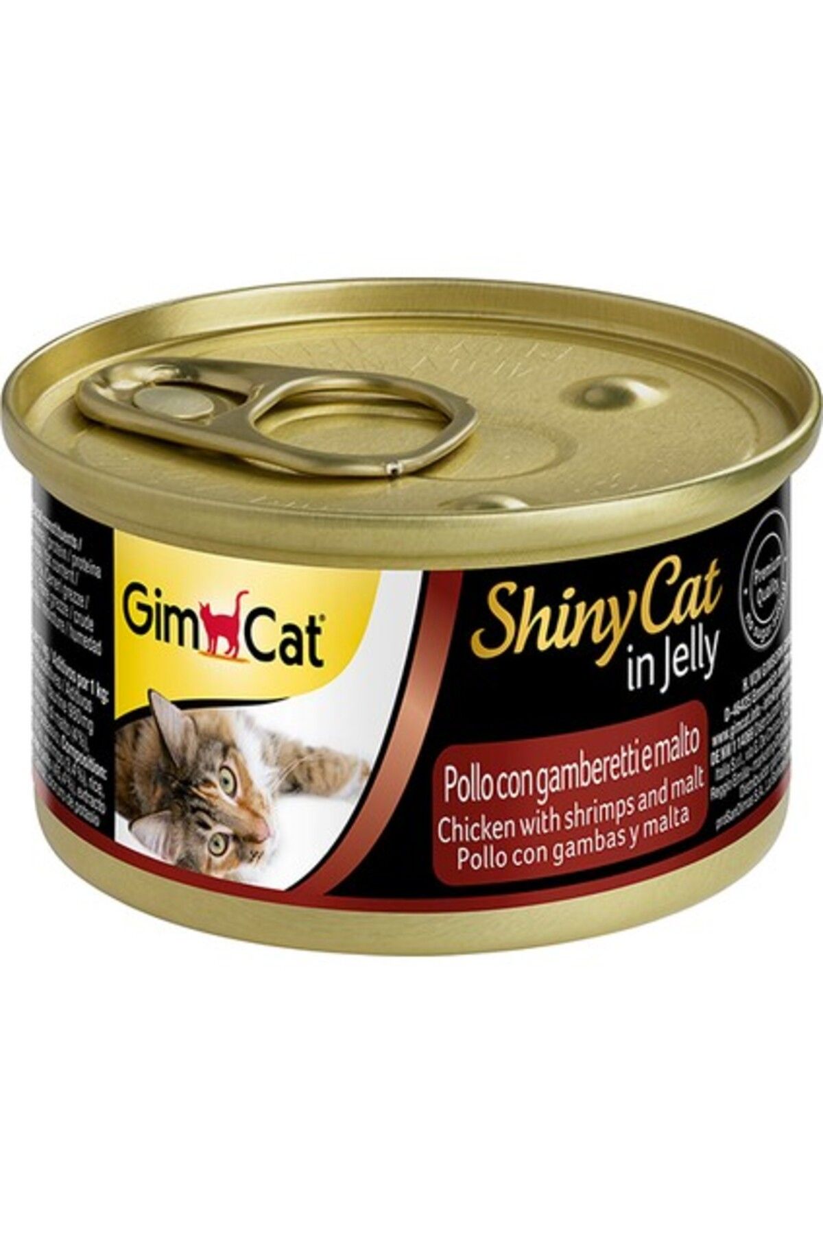 Gimcat Jelly Tavuk Karides & Maltlı Kedi Konservesi 70 g x 12 Adet