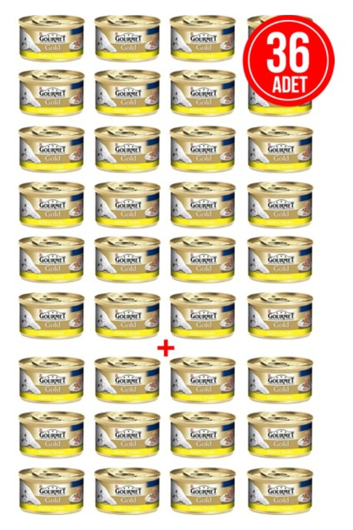 Orqinel Gourmet Gold Kıyılmış Tavuklu Yetişkin Kedi Konservesi 85 gr x 36