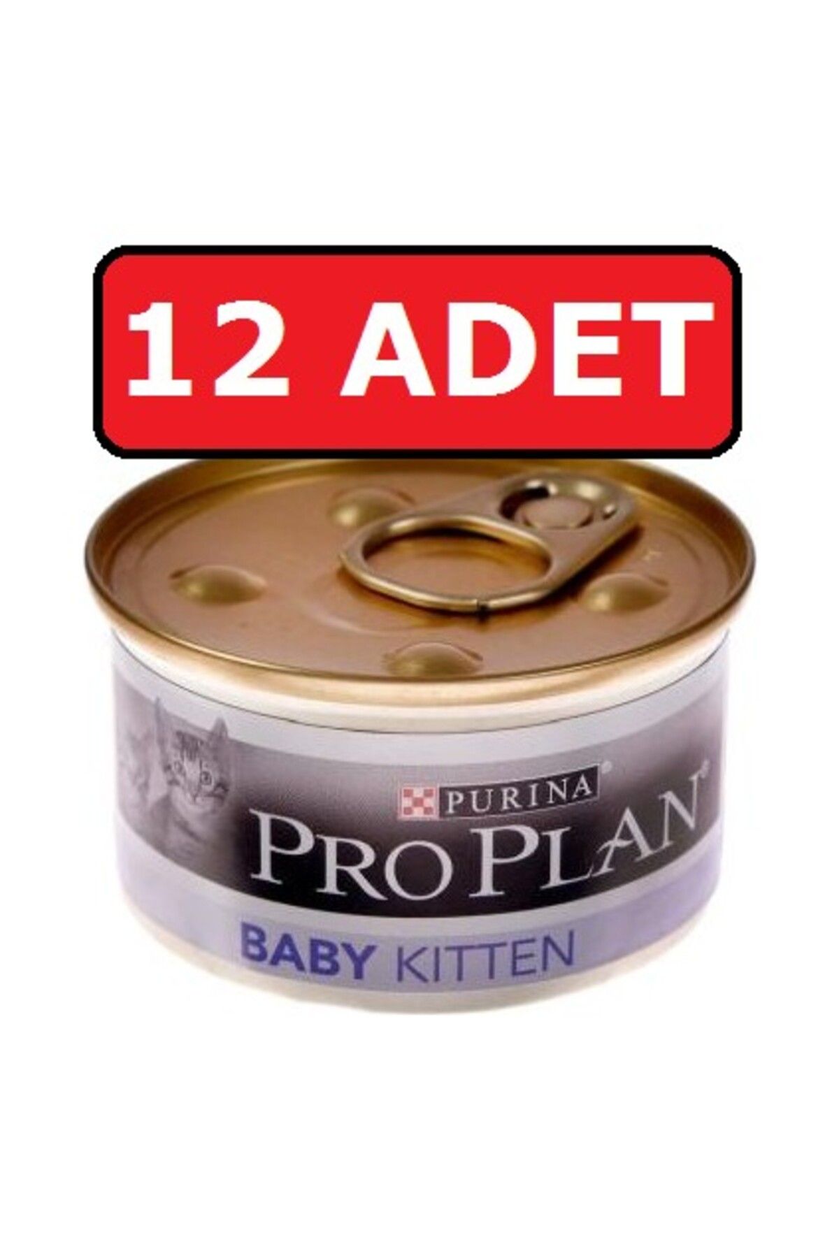 Orqinel Baby Kitten Tavuklu Yavru Kedi Konservesi Yaş Mama 12 x 85 gr