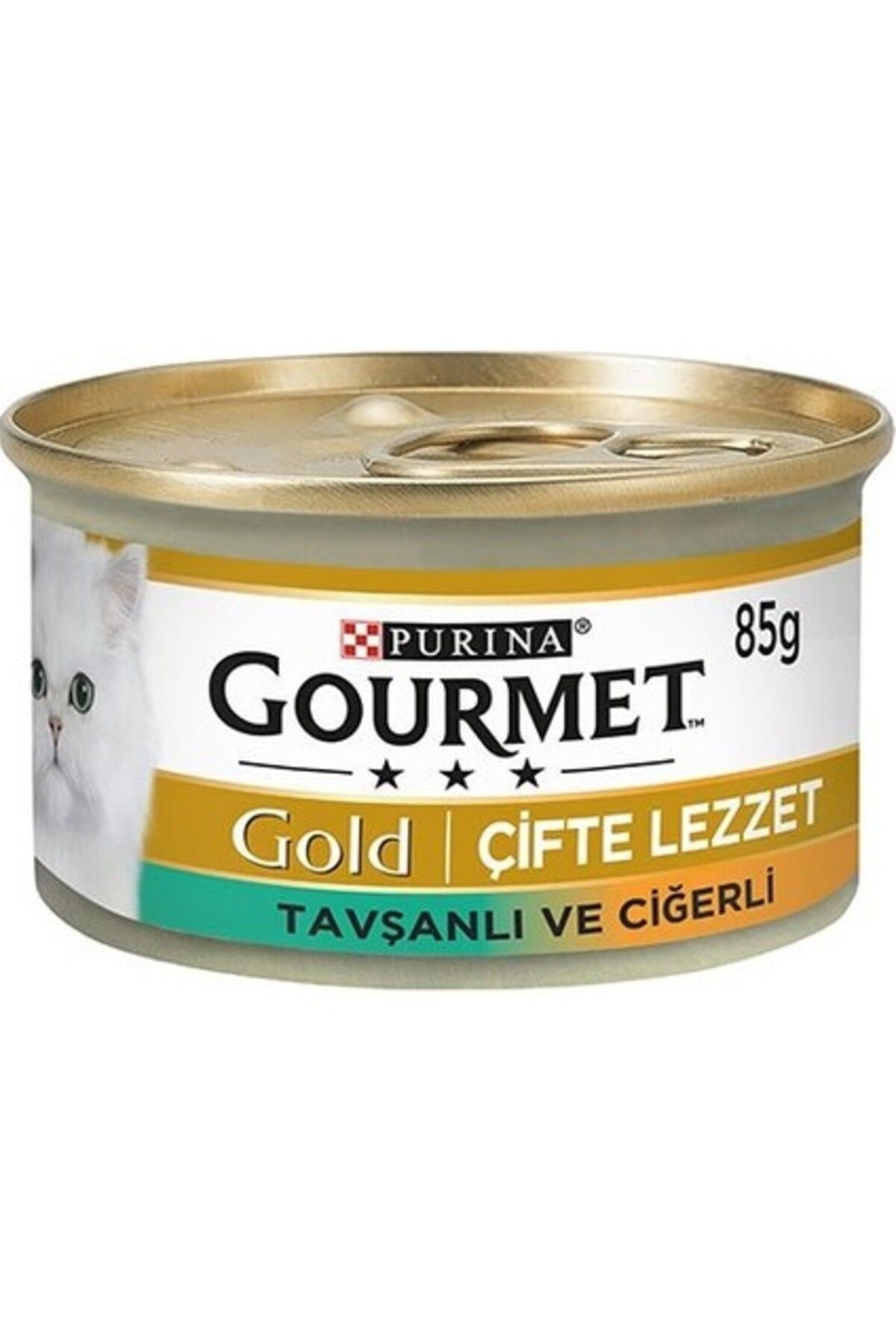 Gourmet Gold Pawstar Gourmet Gold Purina Gourmet Gold Çifte Lezzet Ciğer ve Tavşan Etli Yetişkin Ke