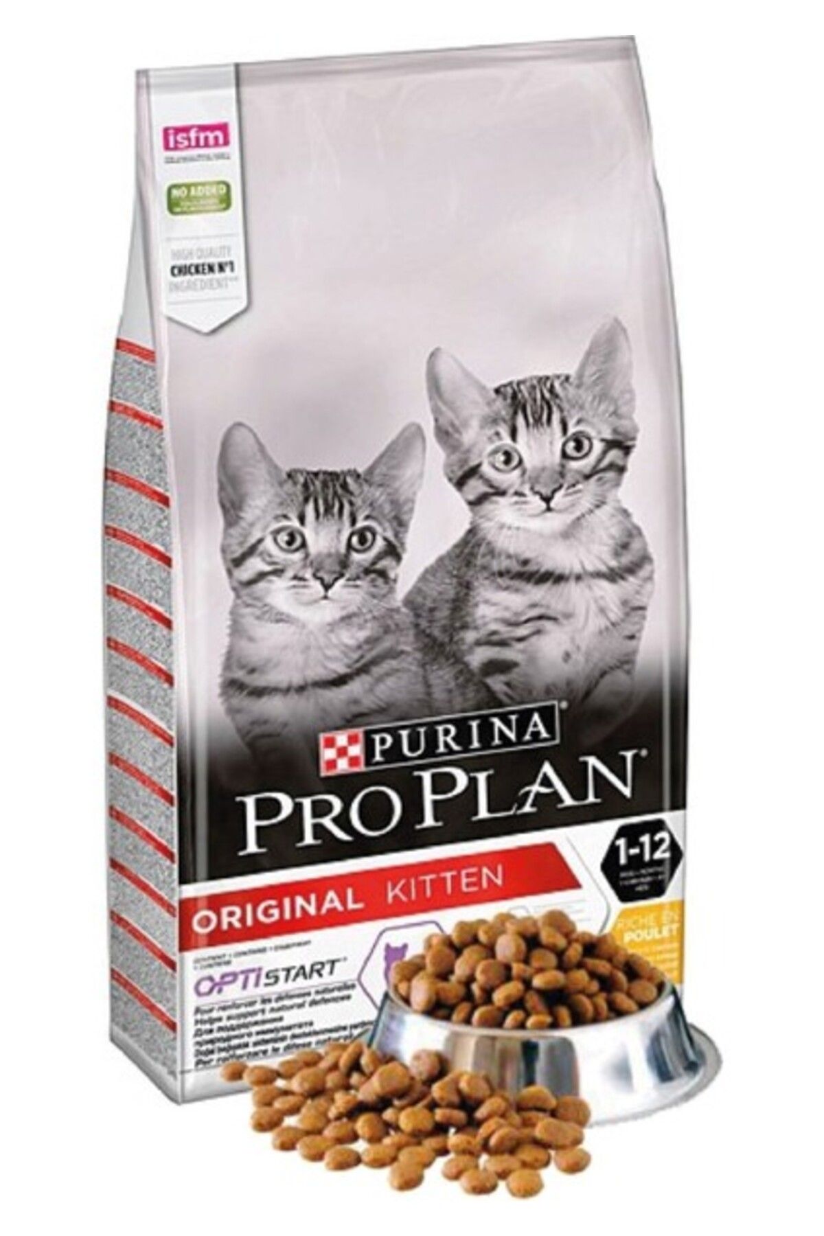 Cat Chow Purina Kitten Tavuklu Yavru Kedi Maması- 1 kg - Mama Kabı