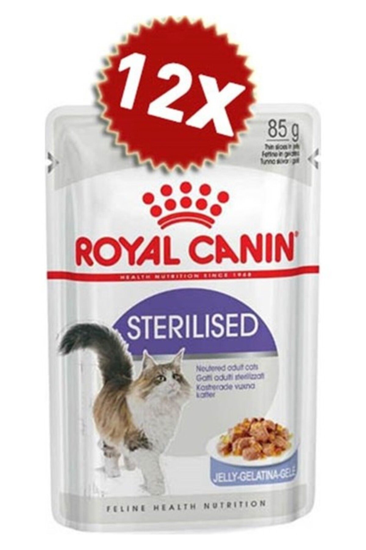 Orqinel Royalcanin Jelly Kısırlaştırılmış Kedi Konservesi 85 gr x 12 Adet