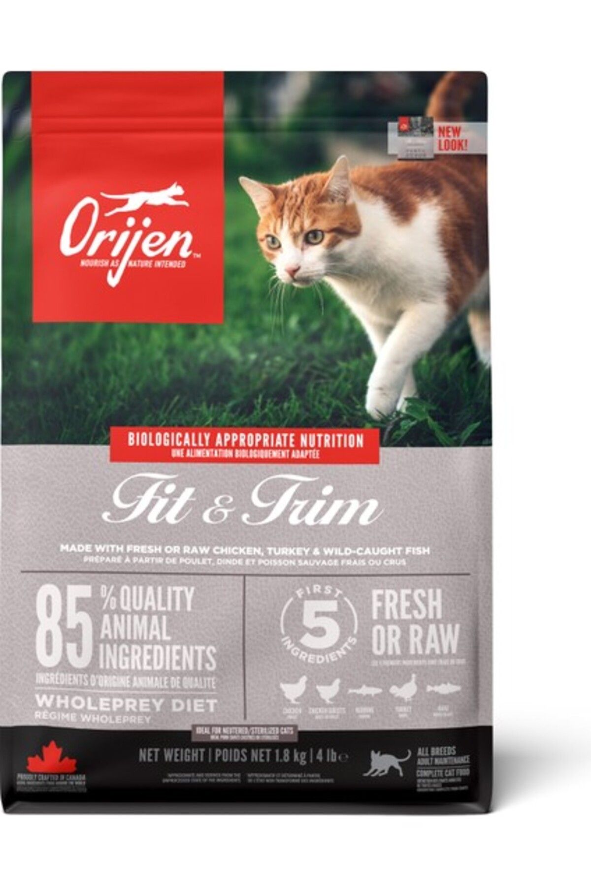 Orijen Fit&Trim 1,8 kg Tahılsız Light Kedi Maması