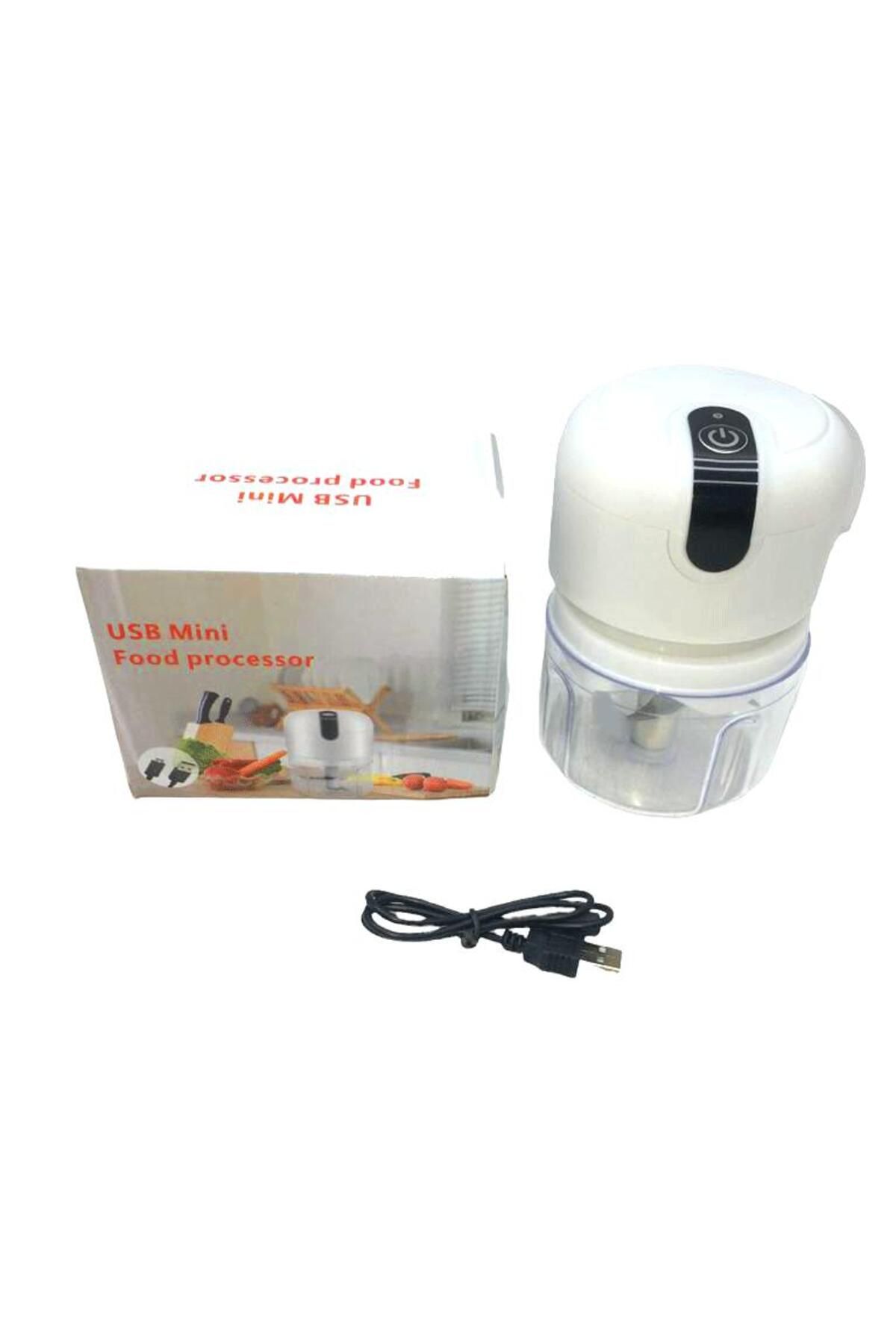 CEKAVE USB MİNİ FOOD PROCESSOR USB ŞARJLI MİNİ 3 BIÇAK BLENDER RONDO DOĞRAYICI 250ML