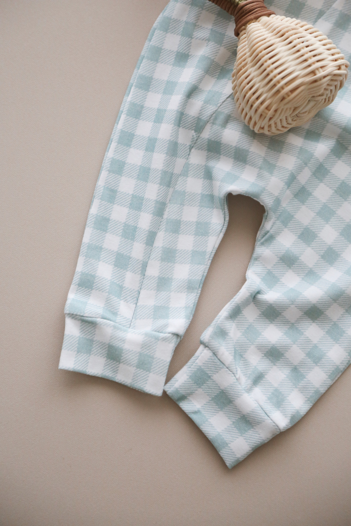 DoDo'S Baby %100 ORGANİK PAMUK SOFT EKOSE MİNT BEBEK UYKU TULUMU fotoğrafı 7 (önizleme)