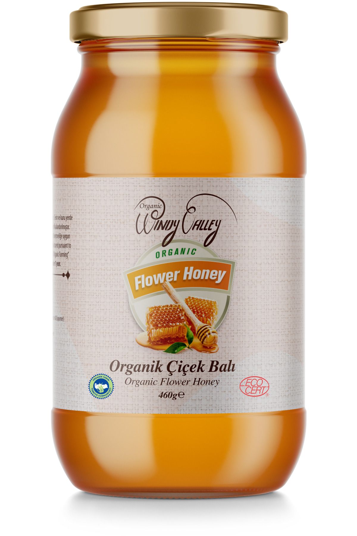 Organic Windy Valley Organik Süzme Çiçek Balı (500 GR)