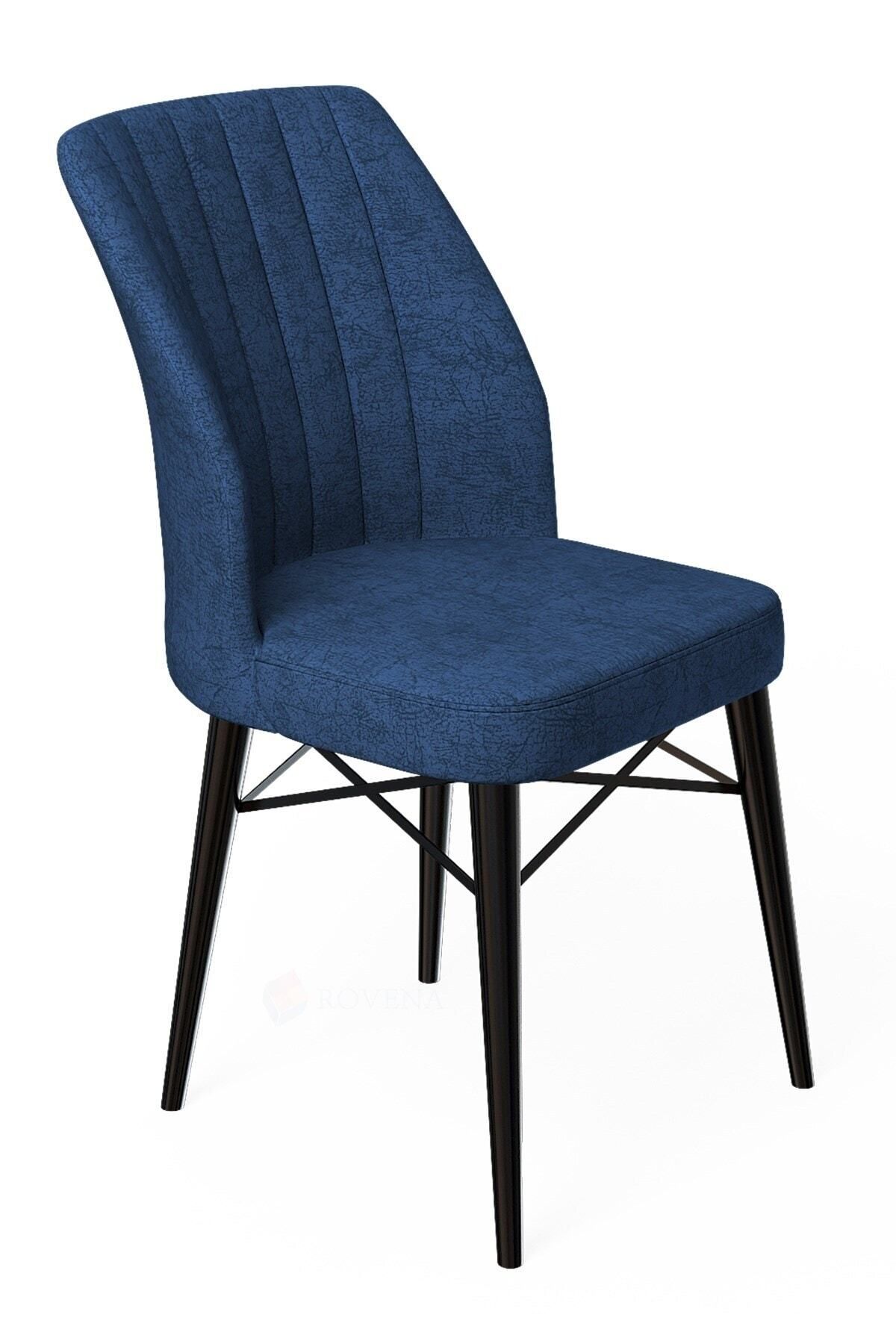 Polena Siyah Mermer Desen 70x110 Sabit Mutfak Masası 2 Sandalye-3