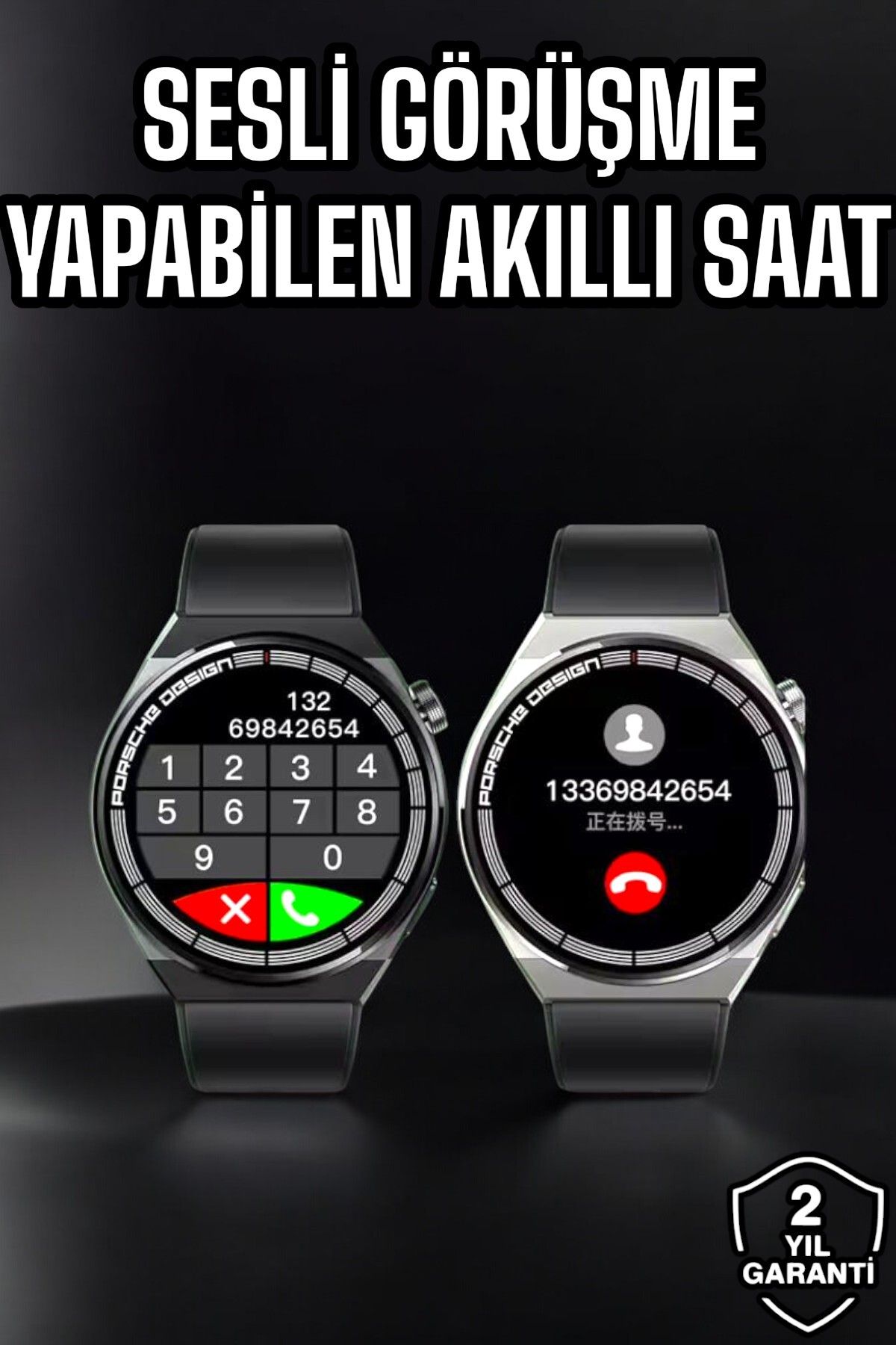 techthore Akıllı Saat Nabız Sensörlü Bildirim Görebilen Spor Modları GPS Takibi