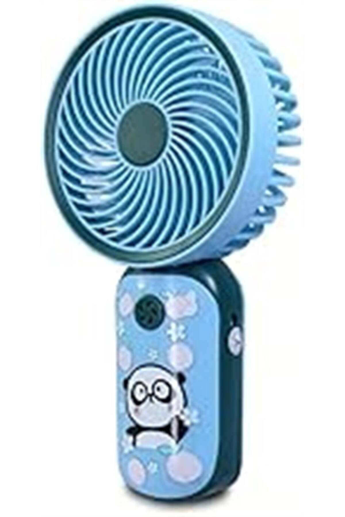 nazeninstoğu Taşınabilir Desenli Mini Usb Fan El Tipi Tek Kademeli Şarj Edilebilir Renkli Kterli M