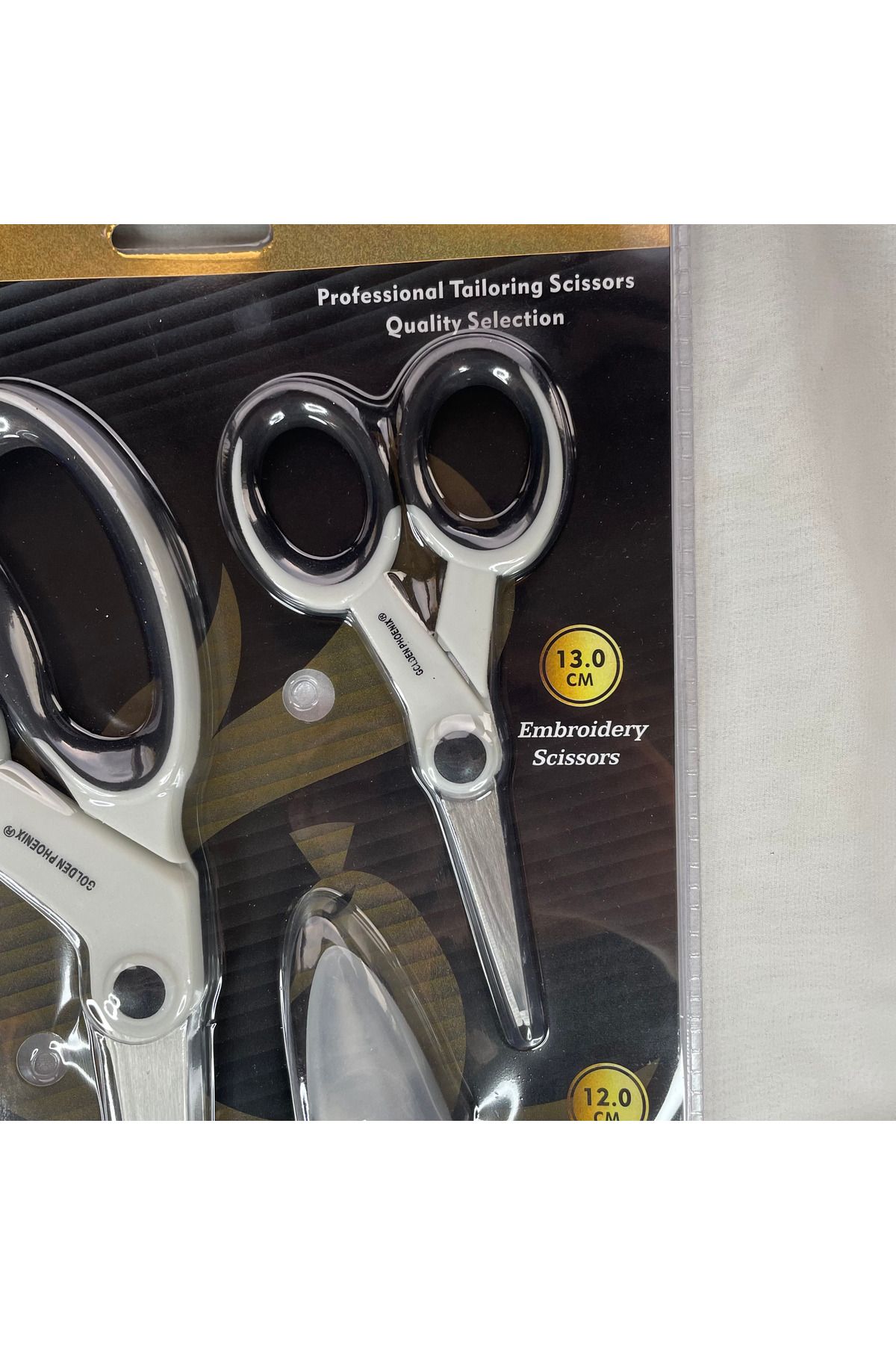 golden phoenix-Tailor Scissors - Cleaning Scissors - Embroidery Scissors - Flat Scissors Set of 4 7