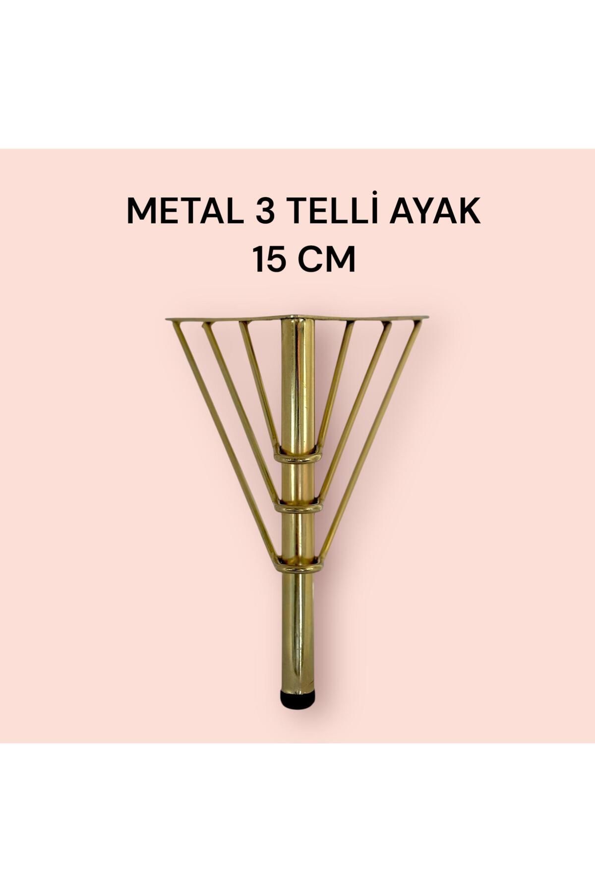 Store Metal 15 Cm Demi̇r Gold Kaplama Mobi̇lya, Tv Üni̇tesi̇, Dolap, Koltuk, Kanepe, Masa Ayağı