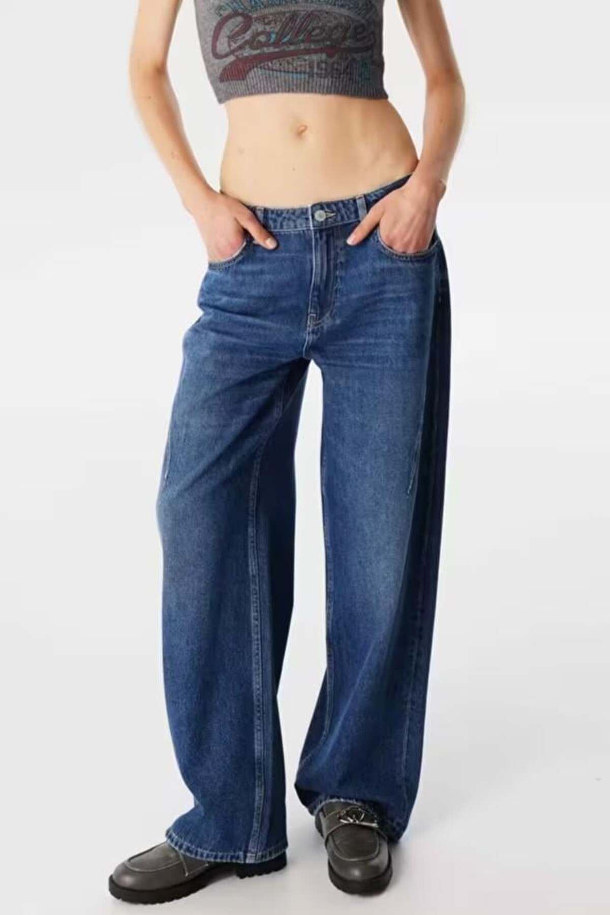 Twist Barrel Fit Jean Pantolon