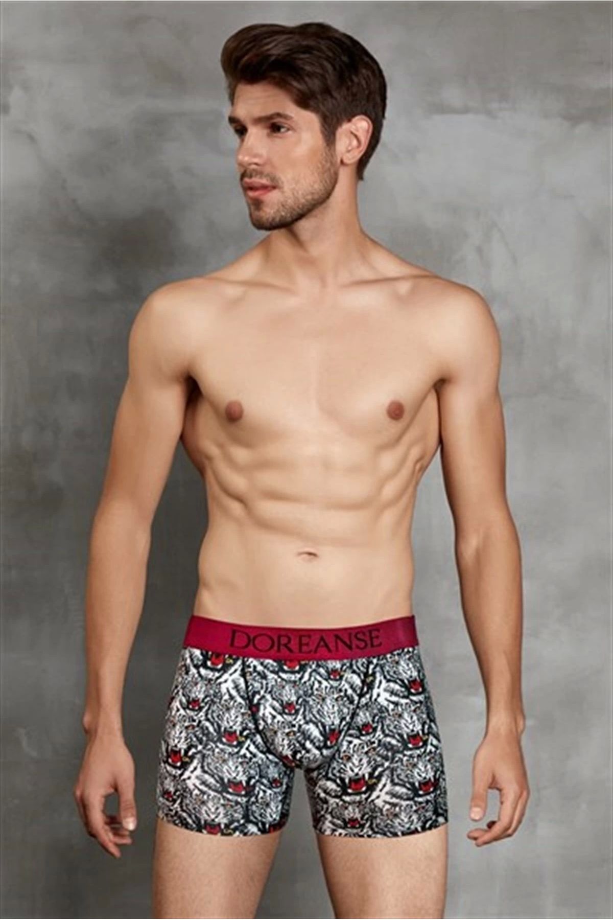 Miravm Doreanse Erkek Modal Baskılı Boxer 1812