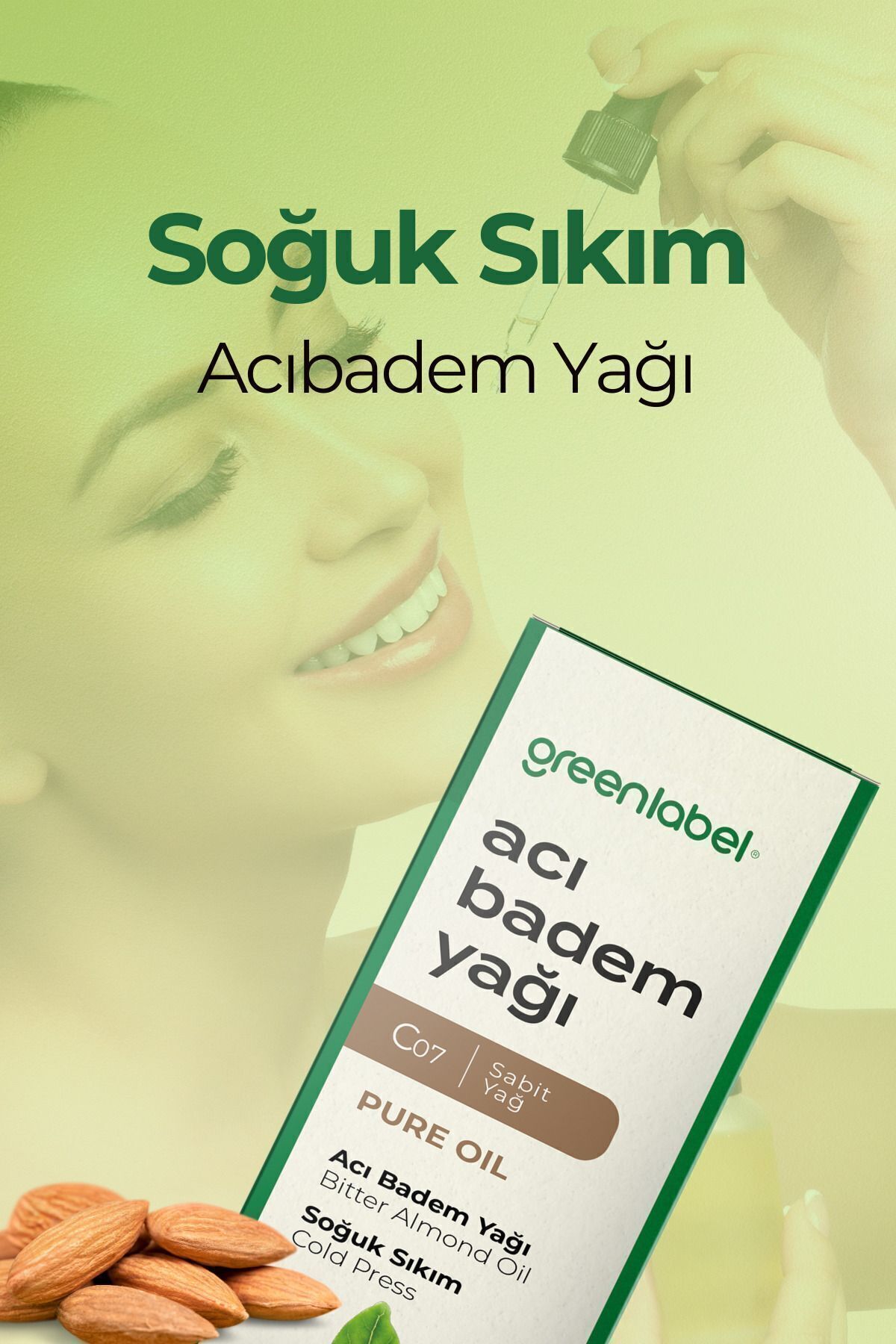 Acıbadem Yağı Soğuk Sıkım %100 Doğal Ve Saf 20ml — GLY-001 — تصویر 3 از 3