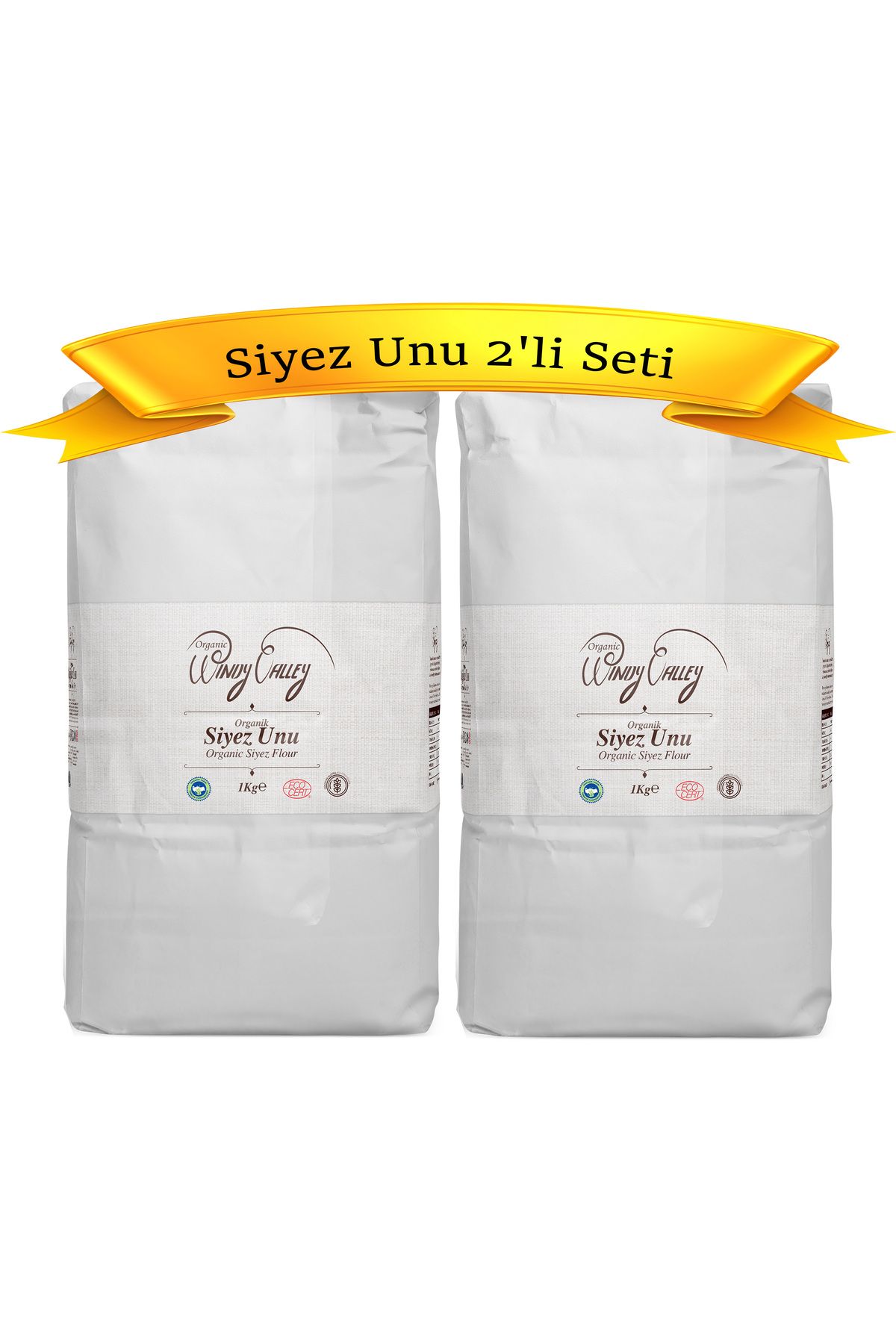 Organic Windy Valley Organik Siyez Unu (2 KG) Yerli Ürün