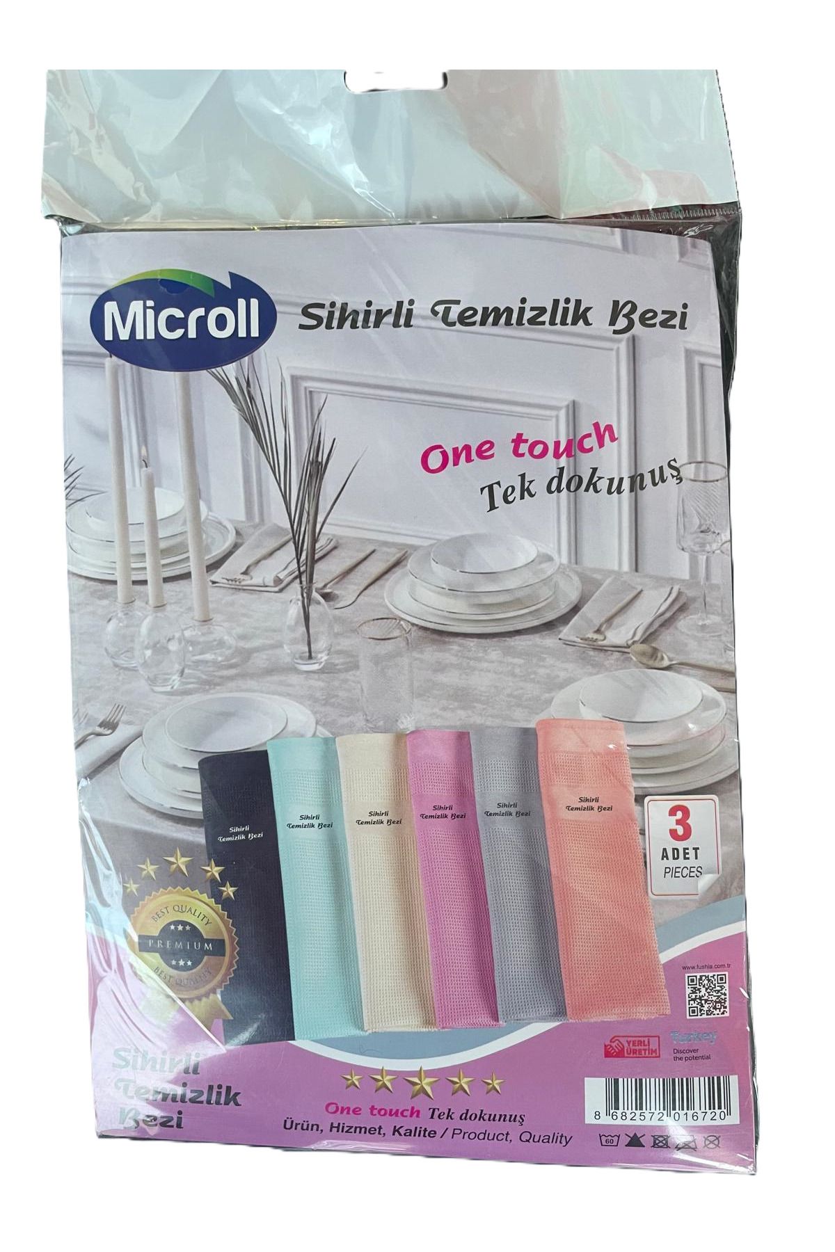 Micro SİHİRLİ TEMİZLİK BEZİ 3'LÜ