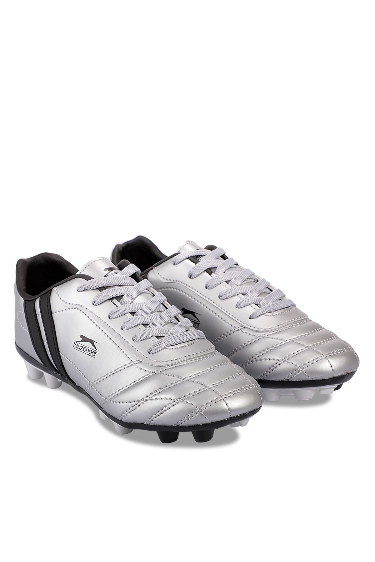 Slazenger کفش فوتبال هنریک کرامپون خاکستری/مشکی