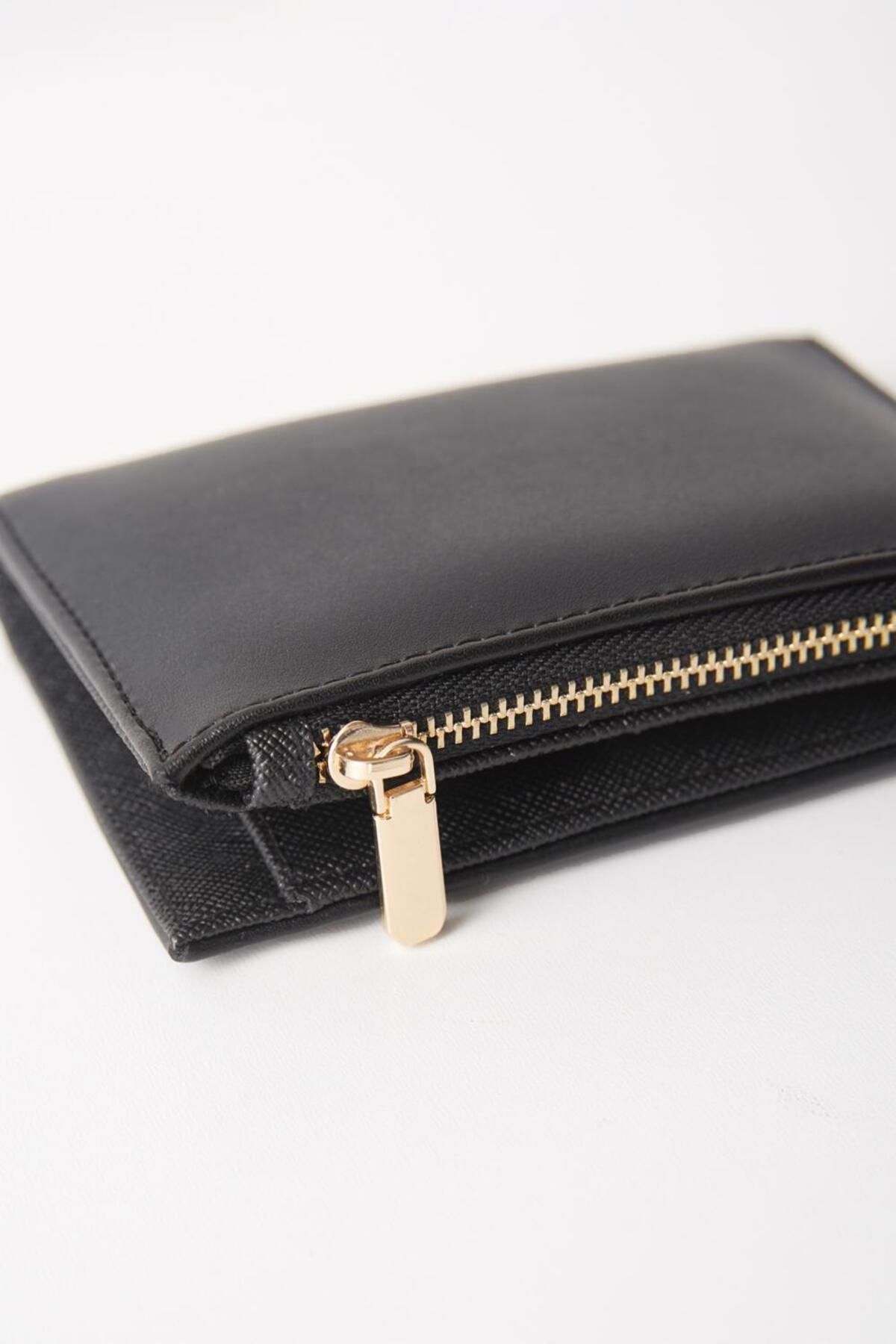 Addax-Czdn79-F8 Model Wallet with Zipper and Snap Closure 4