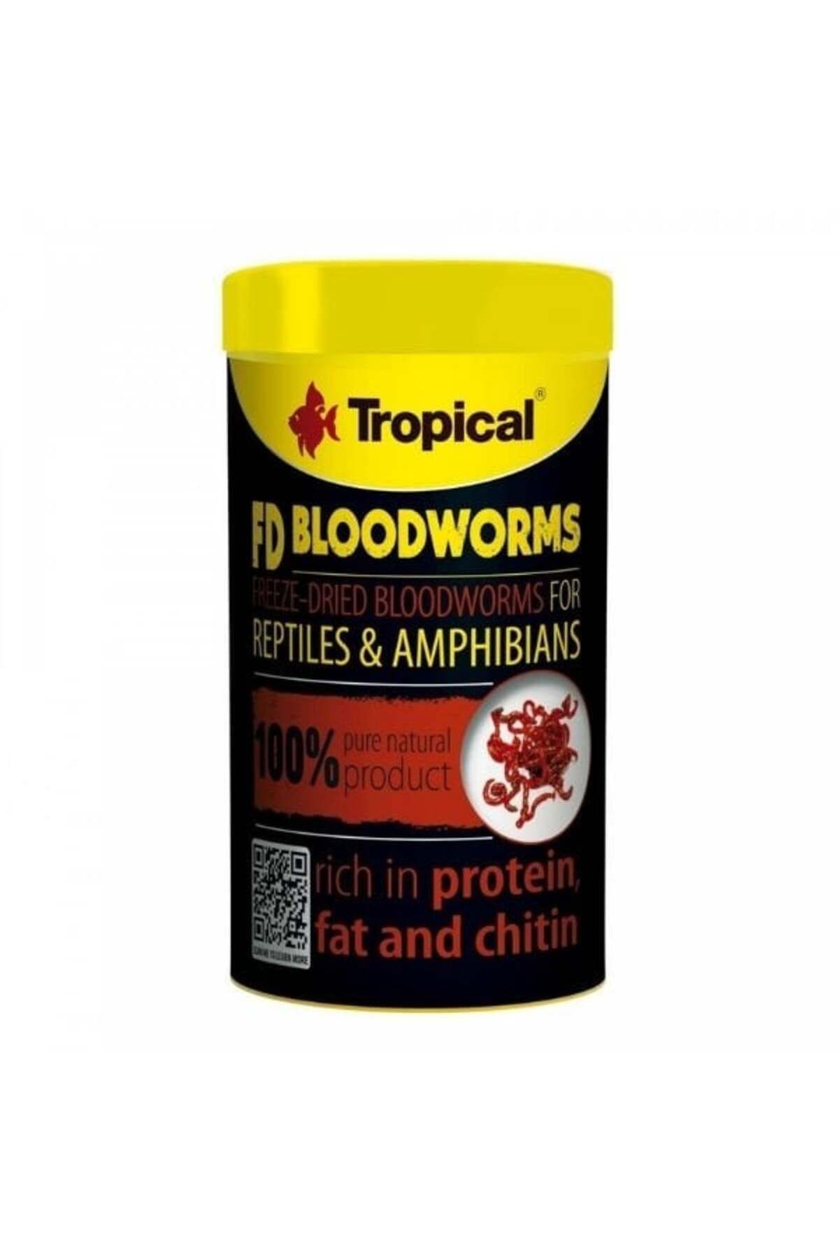 Tropical Fd Bloodworms Kurutulmuş Kan Kurdu 100 Ml 7 Gr