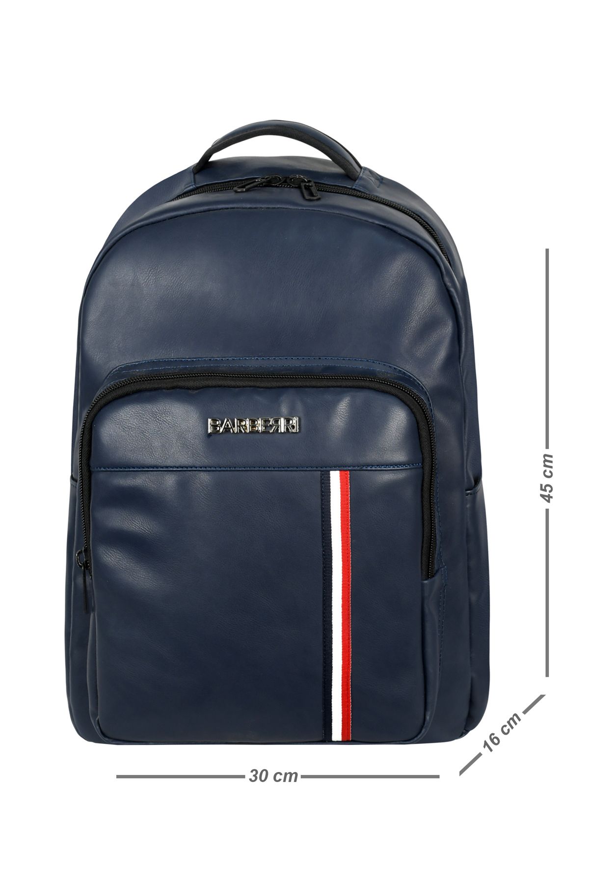 barberri Backpack 45x30x16Cm Yüksek Kalite Kalem Bölmeli Astarlı Çift Suluklu Notebook Bölmeli Sırt Çantası