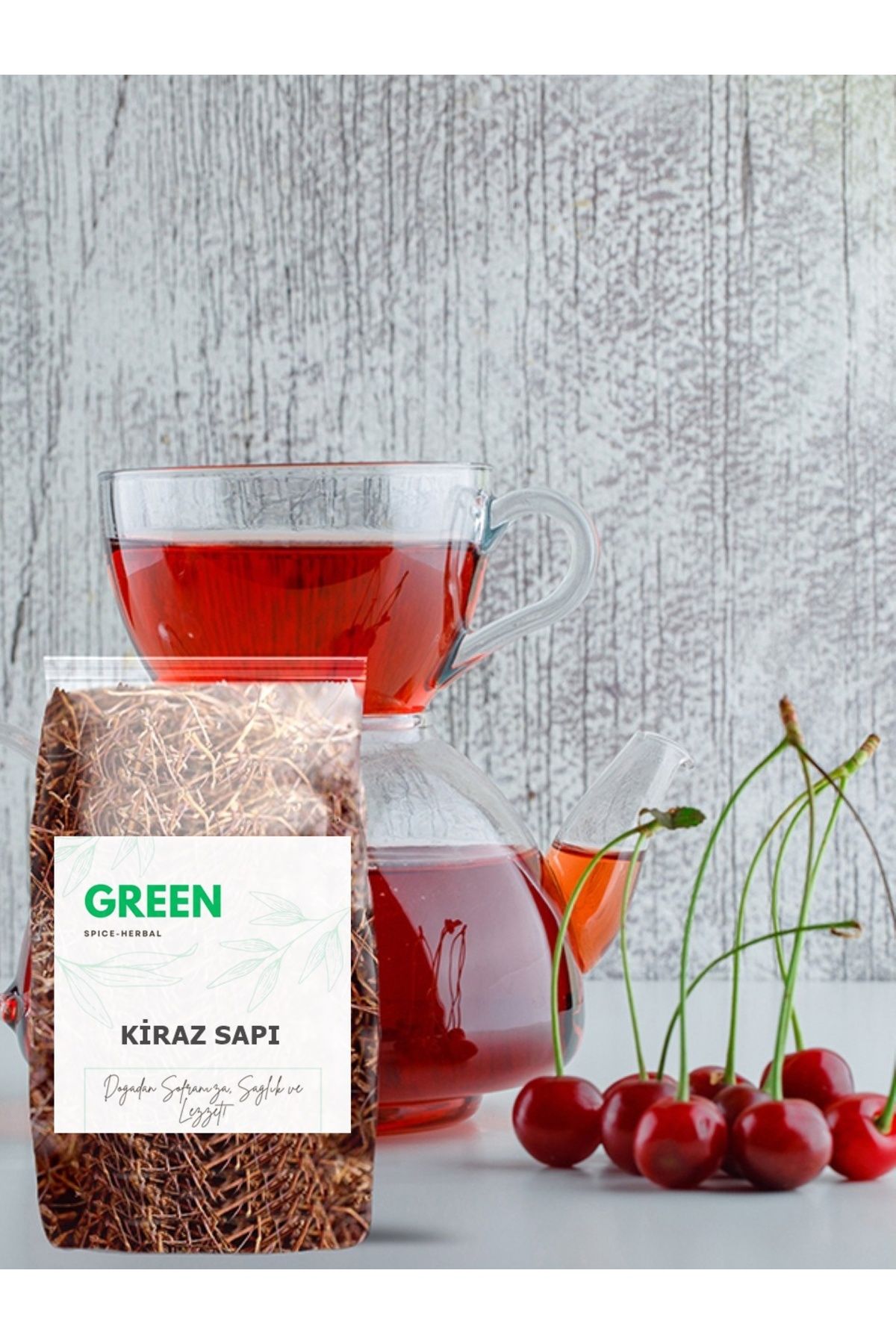 GreenSpice Kiraz Sapı, Kiraz Sapı Çayı, Cherry Stalk, Cerasus Avium 75G