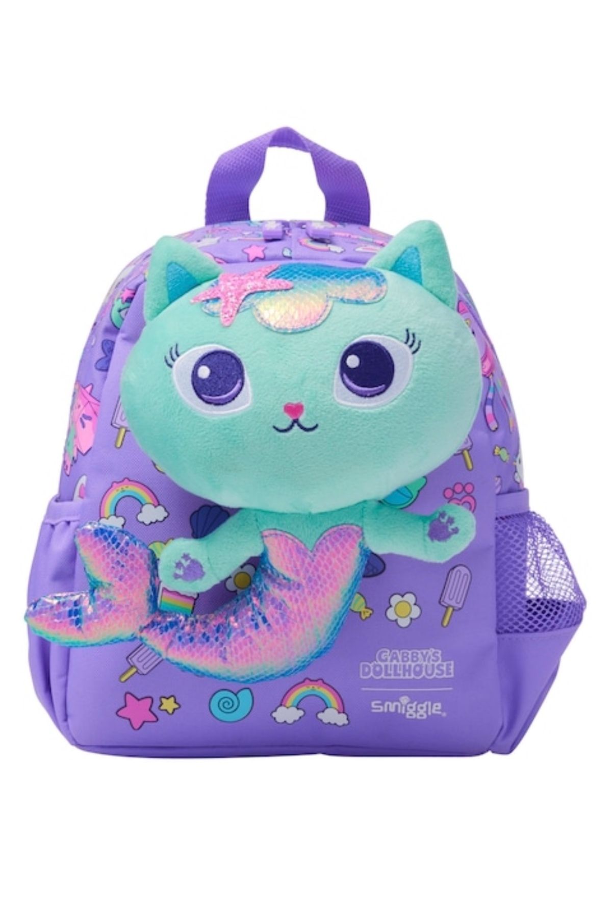 SMIGGLE Gabby Dollhouse Minik Sırt Çantası Çıkarılabilir Peluş Oyuncakla